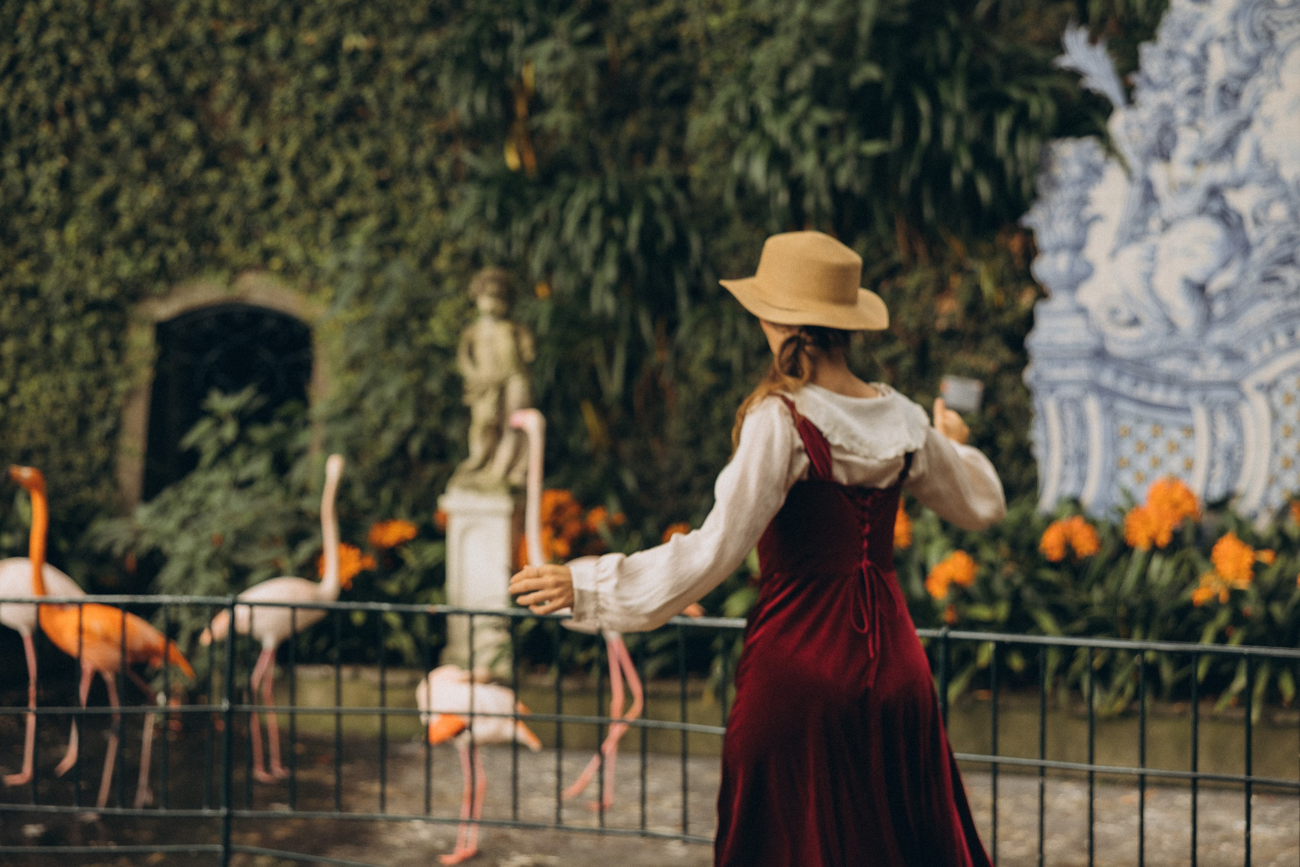 Ladies in the Jardim Monte Palace