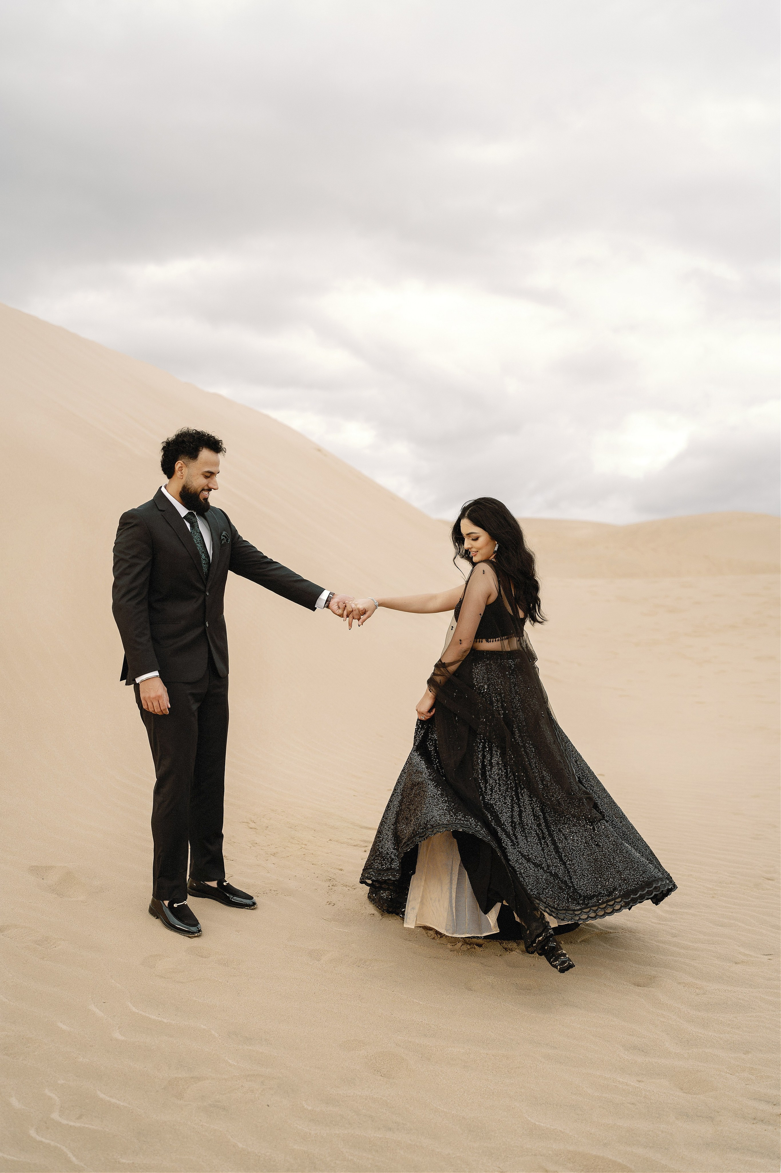 Elopement at Pismo Beach Sand Dunes, California. Wedding Photography & Videography Team in California, Los Angeles, San Francisco, San Diego and Travel