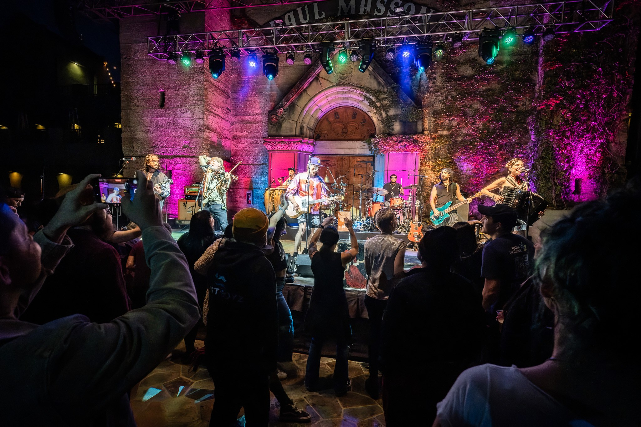 GOGOL BORDELLO / SARATOGA / CA. Reportage concert portrait photography in the San Francisco Bay Area