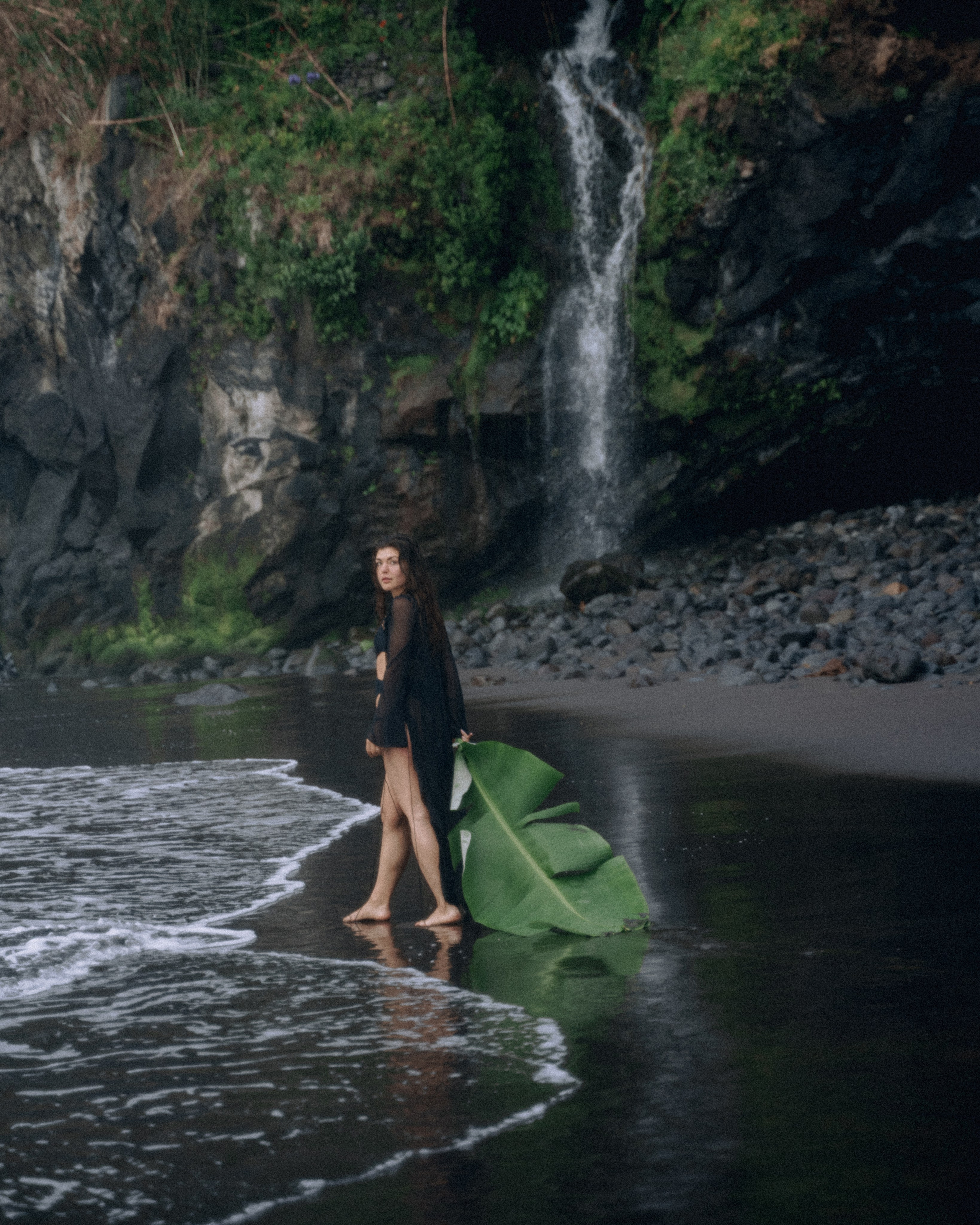 Daria — Seixal Beach Photoshoot in Misty Weather | Photographer Madeira. Your photographer in Madeira