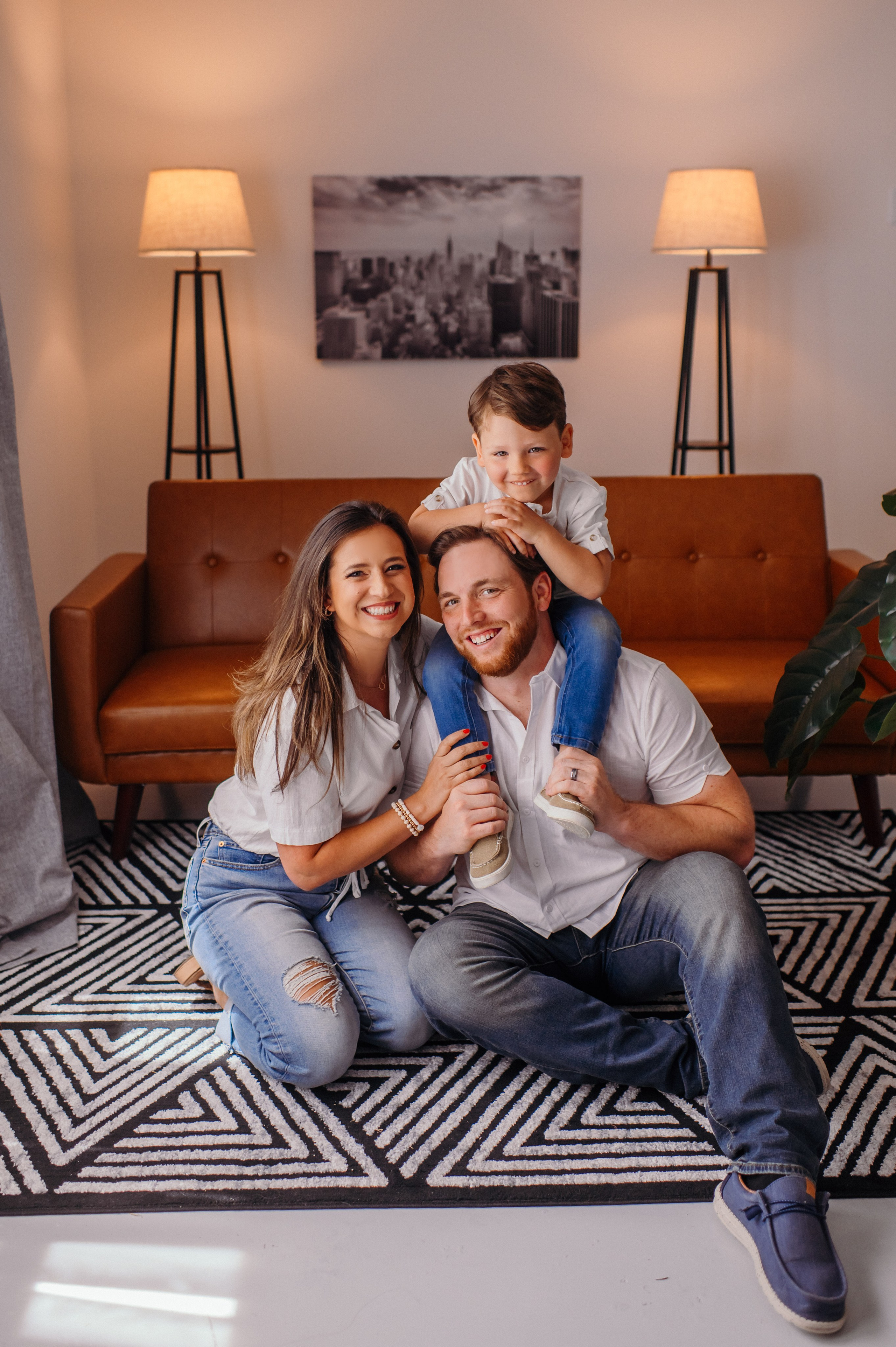 Amanda, Sam and Hayes. Wedding, maternity and family photographer in Charlotte Tasha Minn