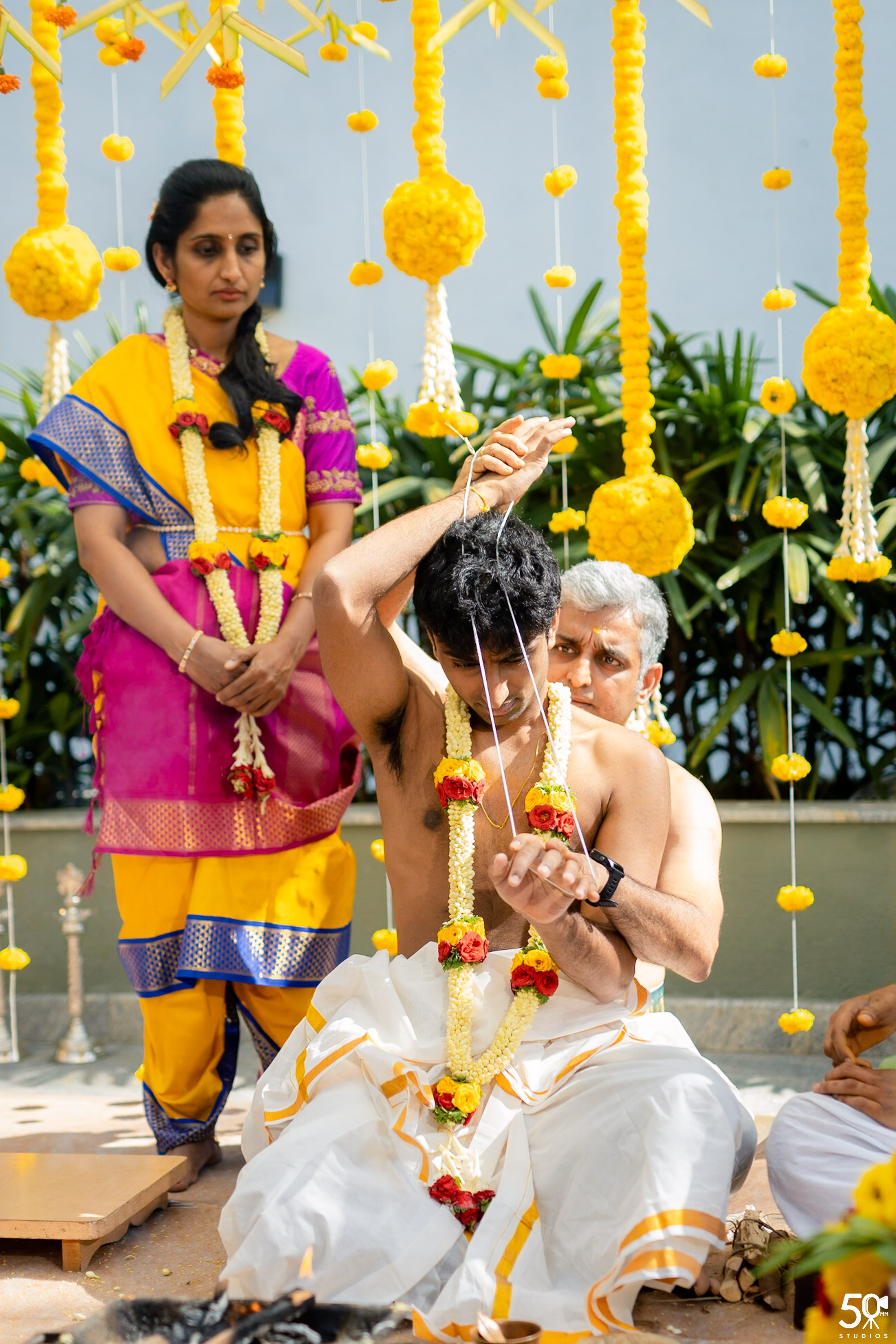 SANJAY AND SAKETH UPANAYANA. 50mm STUDIOS