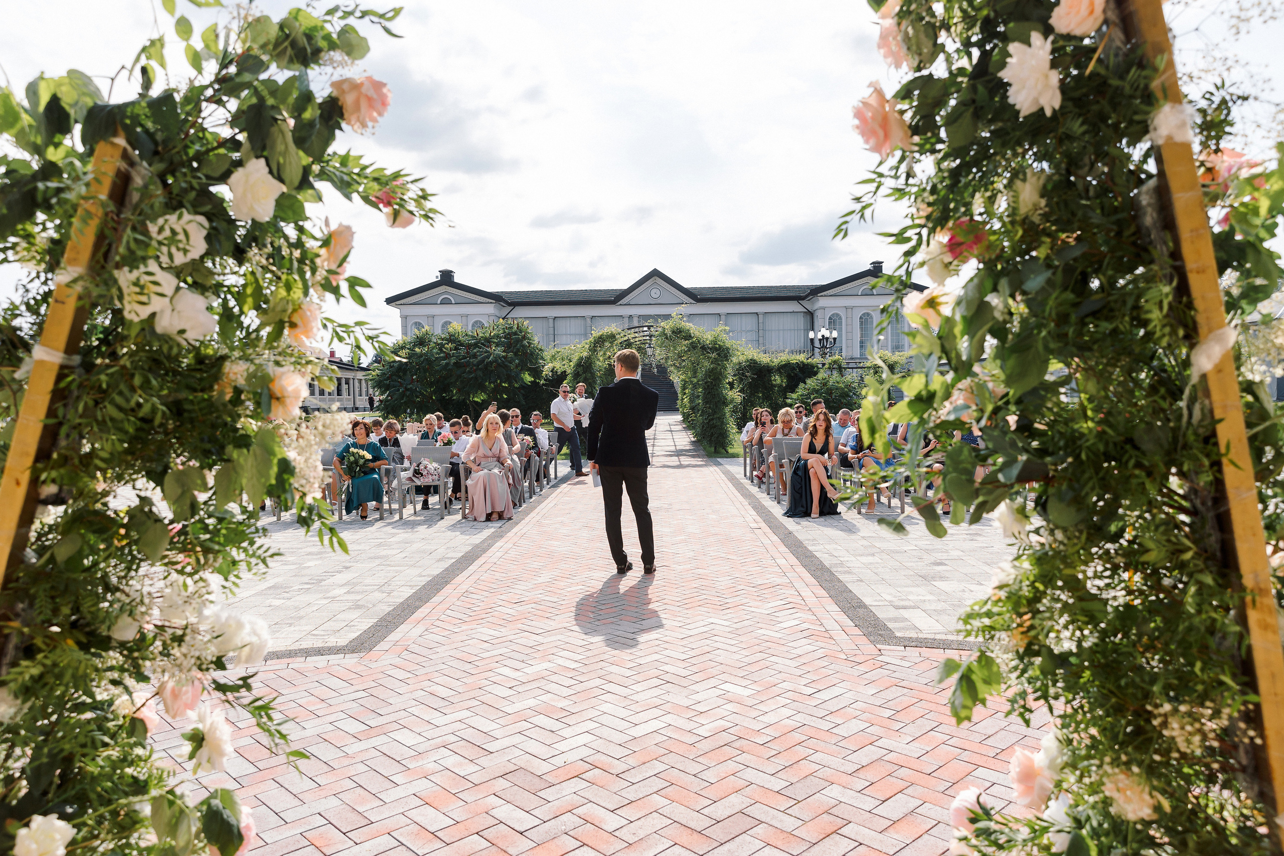 Versailles-park. Wedding photographer in Florida