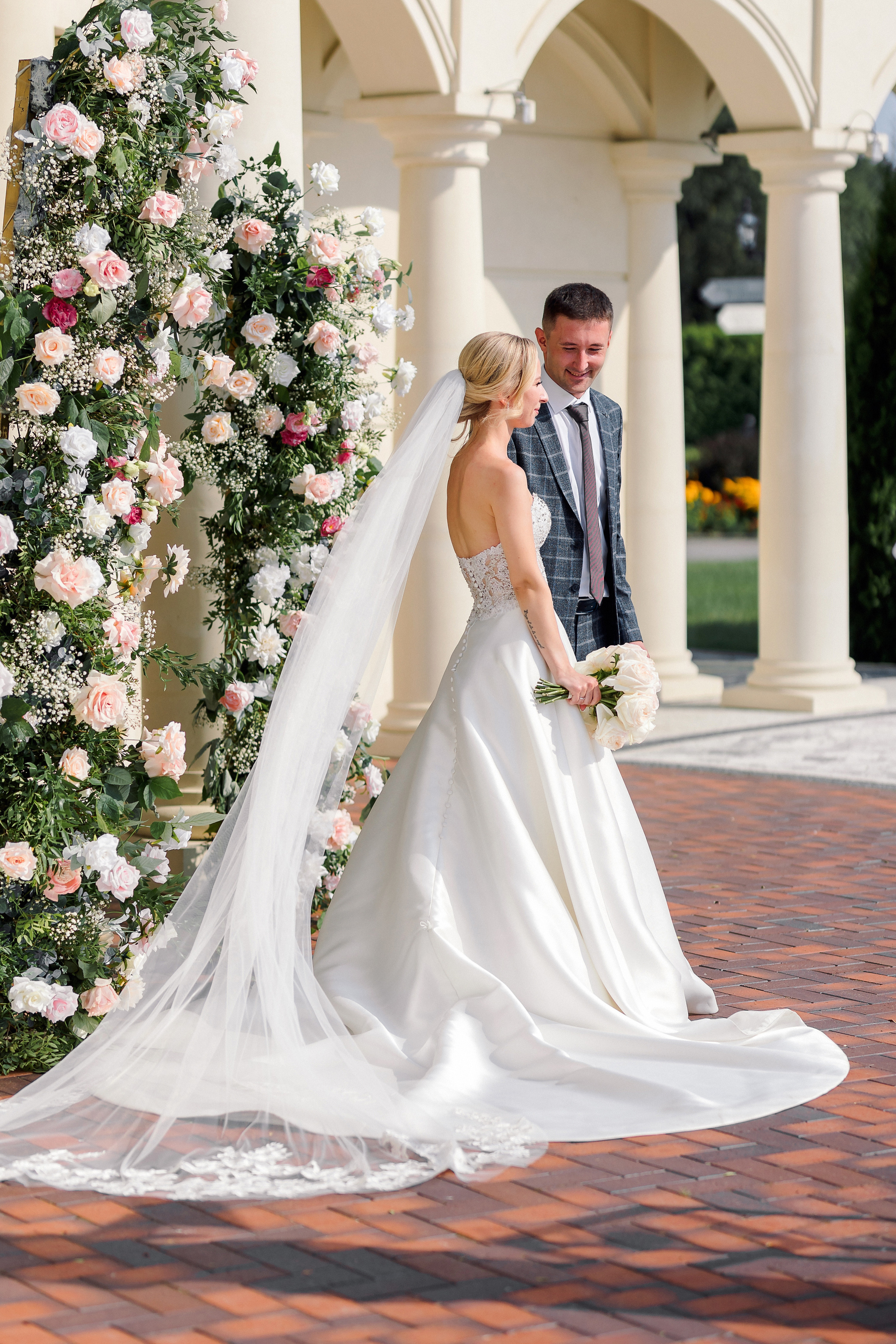Versailles-park. Wedding photographer in Florida