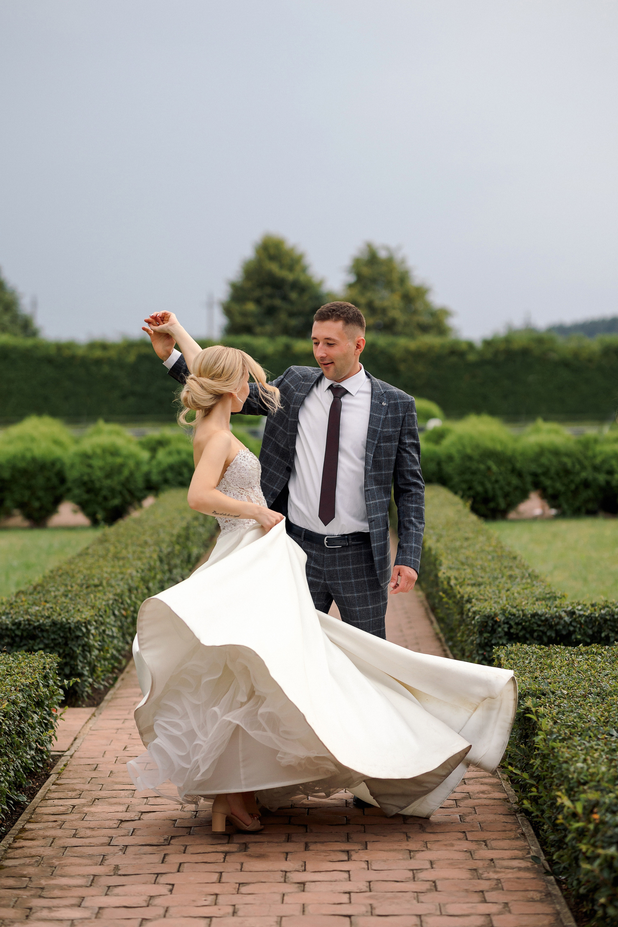 Versailles-park. Wedding photographer in Florida