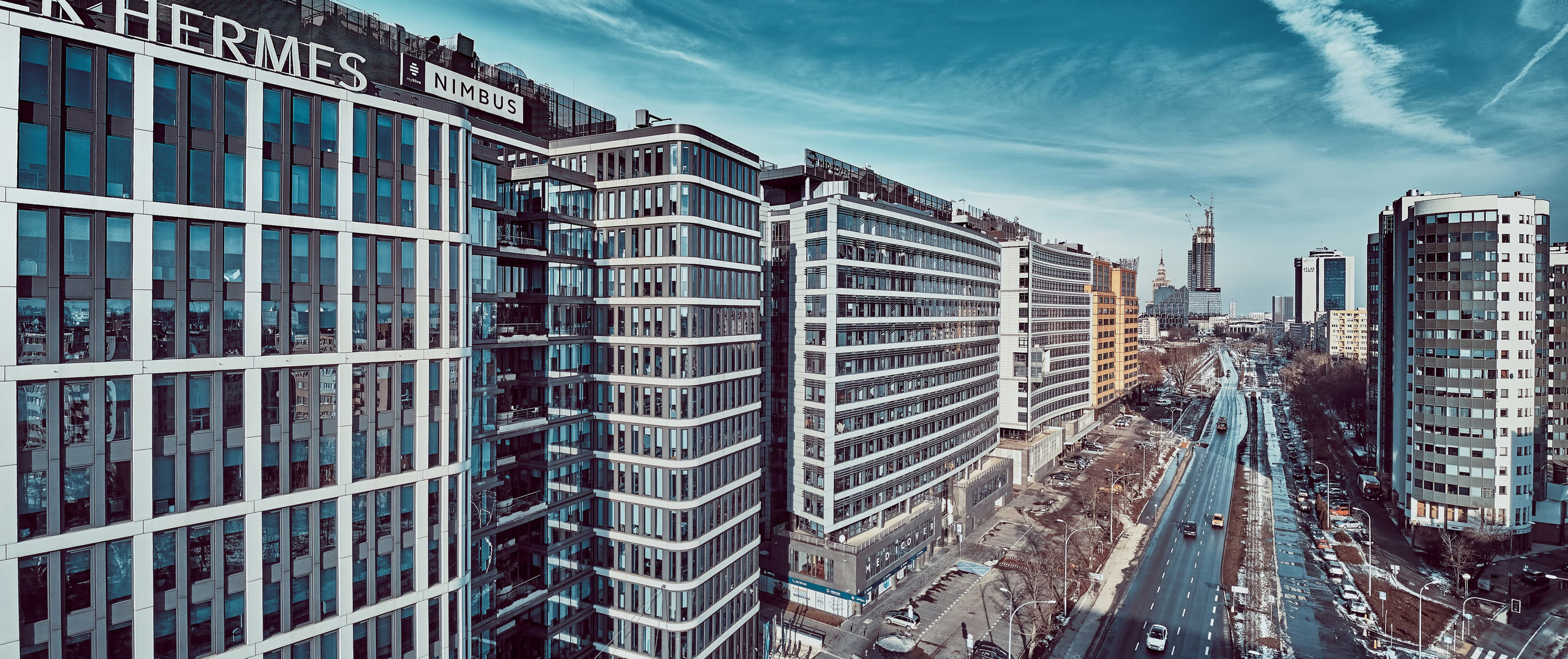 Lotnicza dronowa fotografia Warszawy - Miasto widziane z lotu ptaka. Андрей Шипилов — Фотография & Видеография