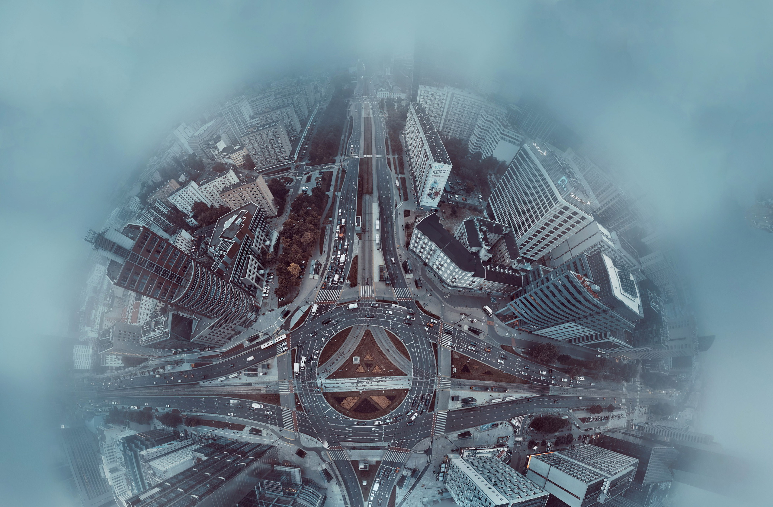 Lotnicza dronowa fotografia Warszawy - Miasto widziane z lotu ptaka. Андрей Шипилов — Фотография & Видеография