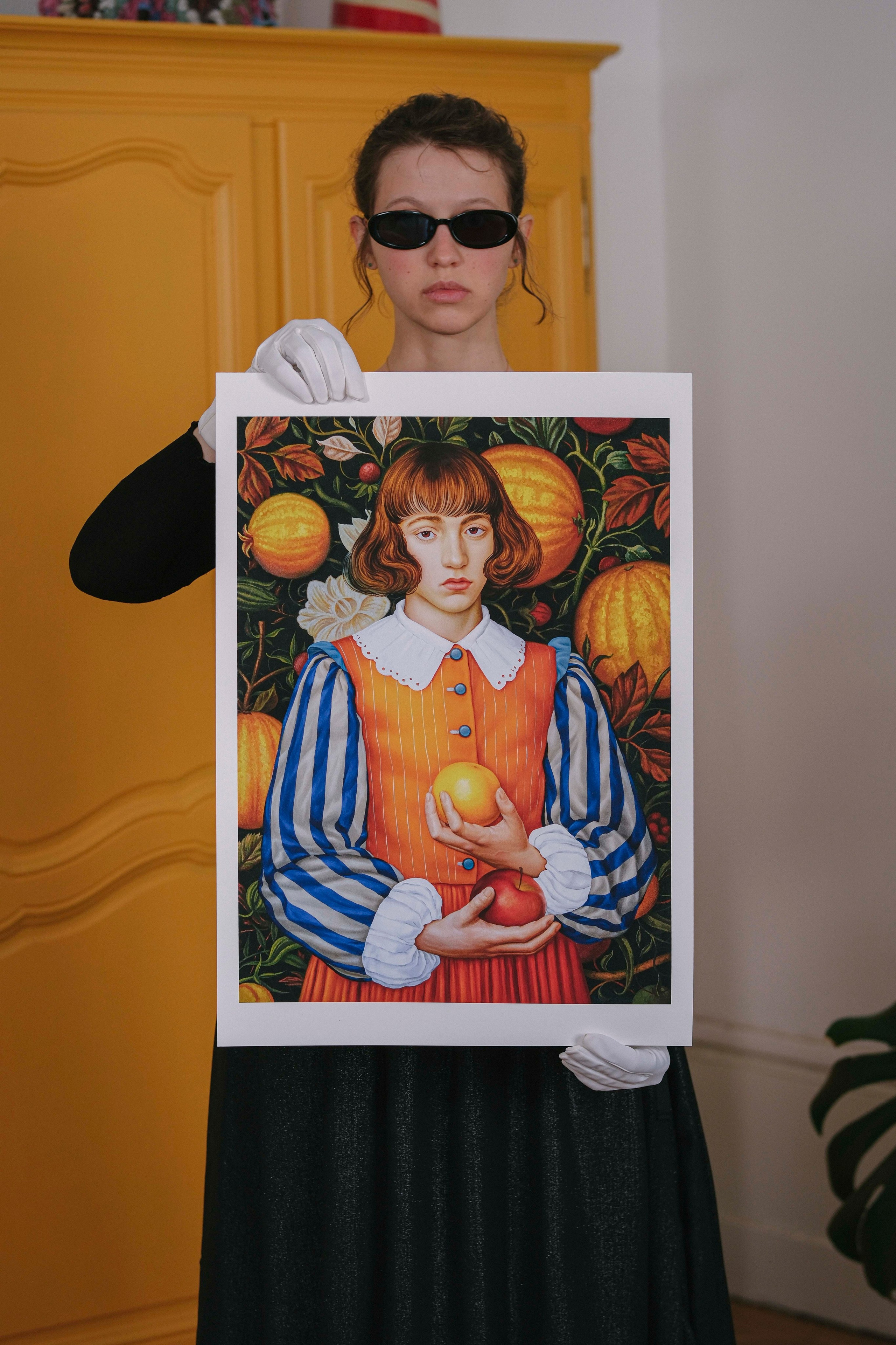 Portrait with an Orange. ELEN BEZHEN