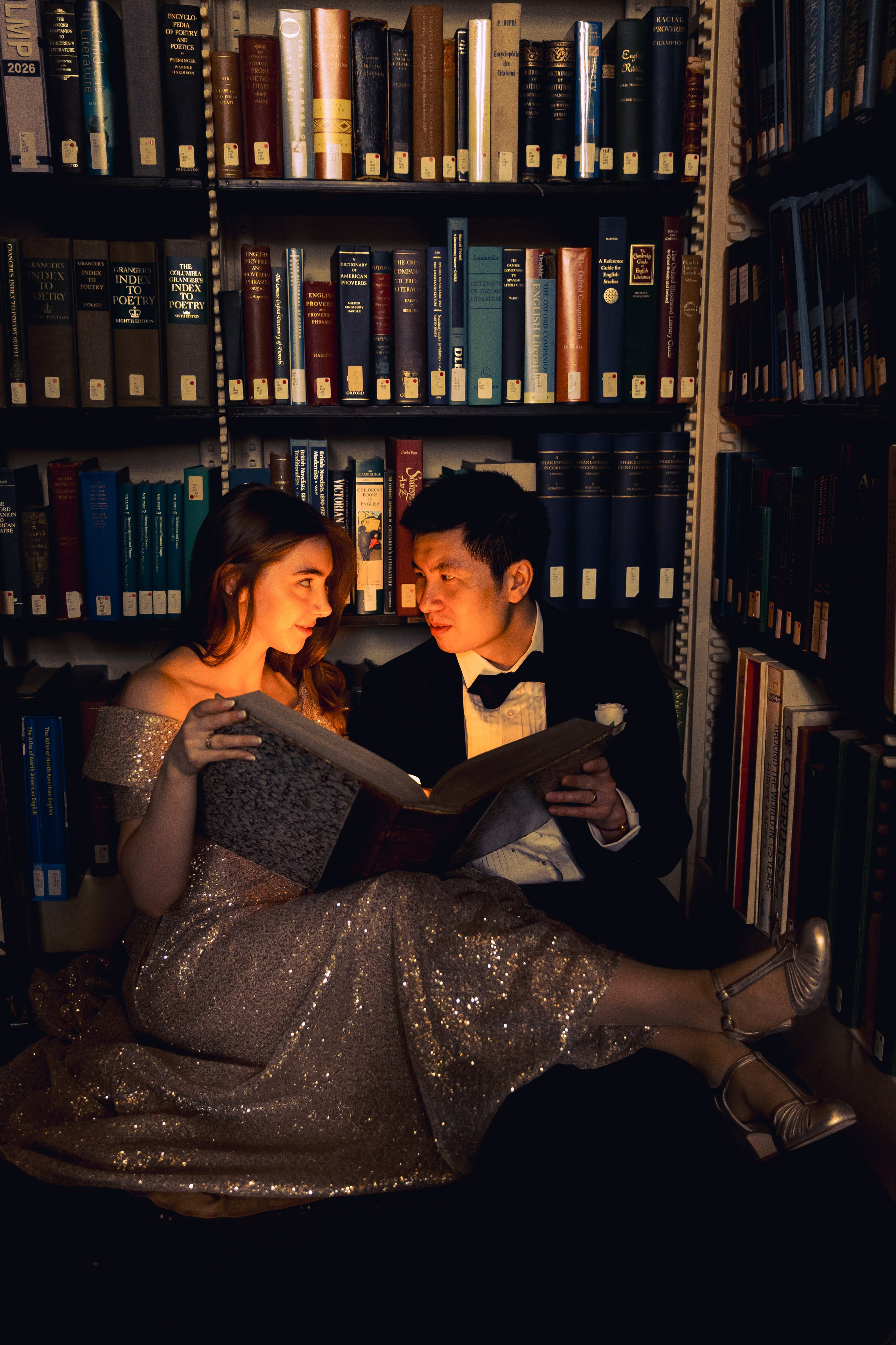 Engagement Session In Boston Athenaeum