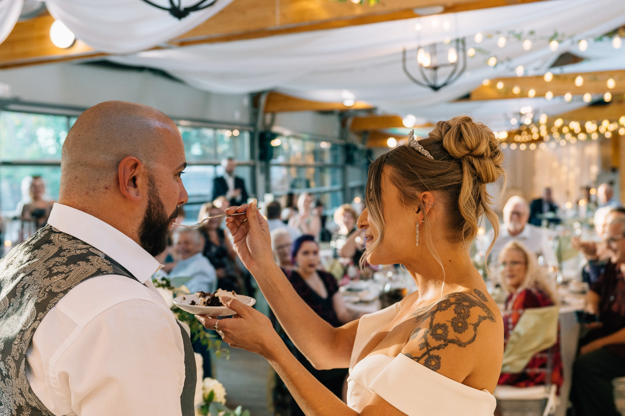 Wedding in a Bragg Creek, Alberta