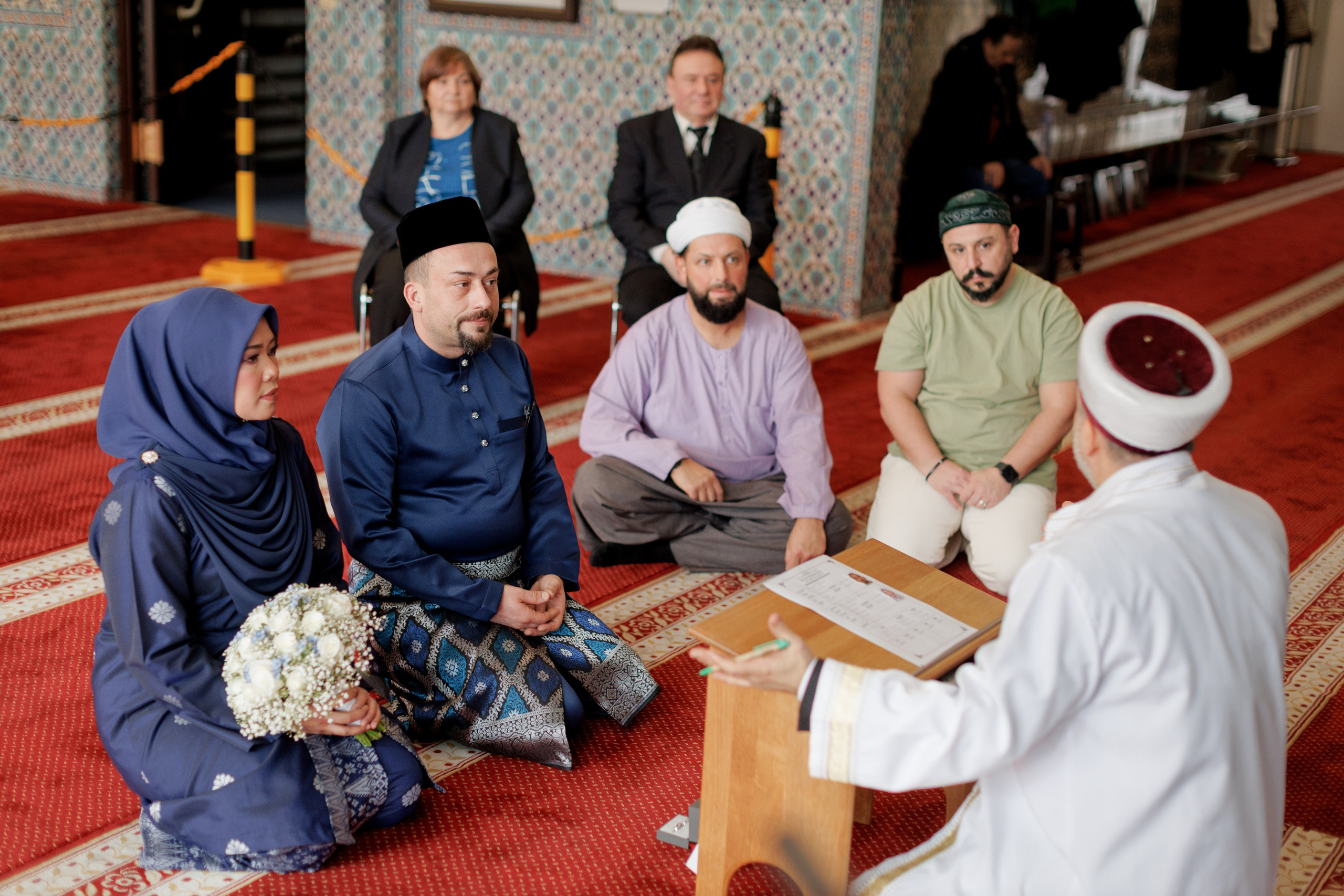 Hochzeitsfotografie in der Zentralmoschee Hamburg | Interkulturelle Harmonie & Architektonische Schönheit. Hochzeitsfotograf und Hochzeitsvideograf aus Hamburg | Roka21Film