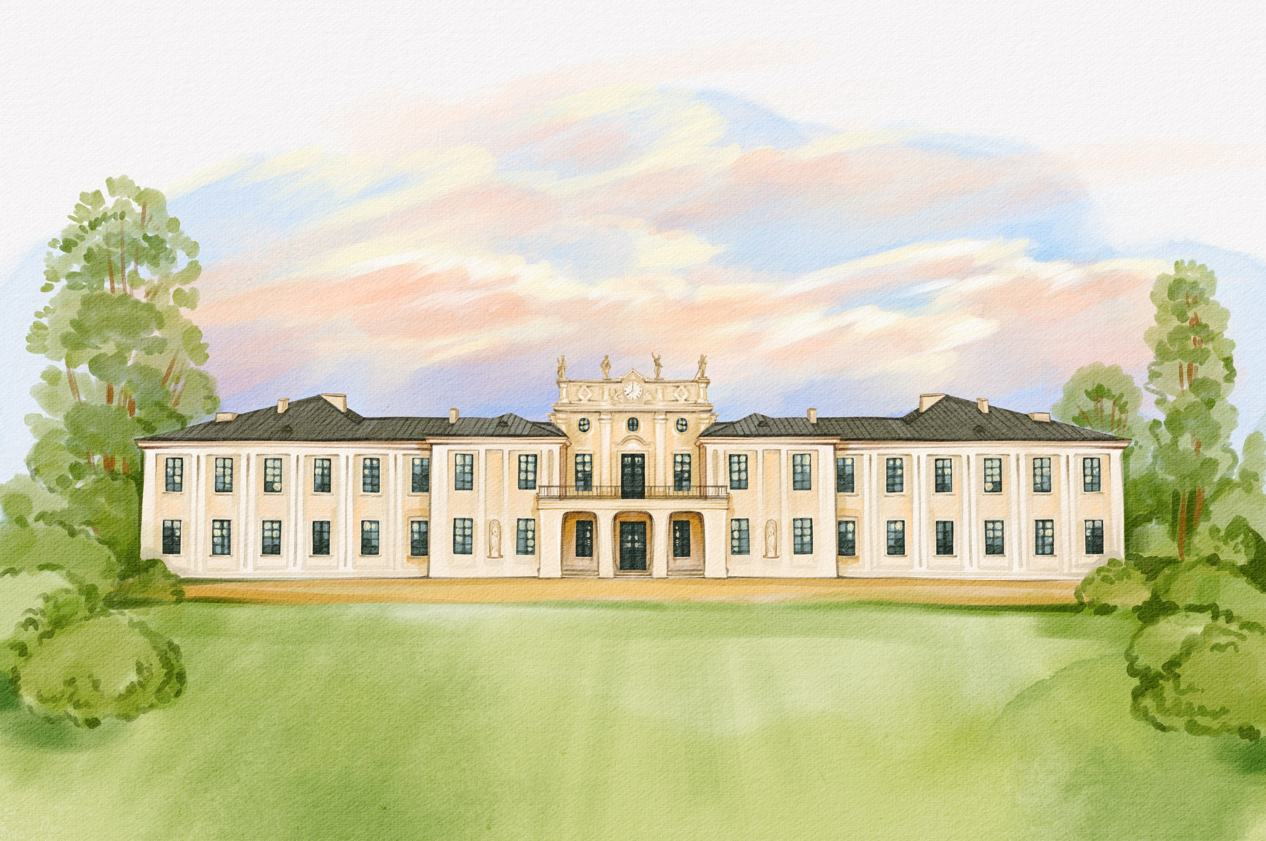 Illustration for Invitation. InnaIllustrator