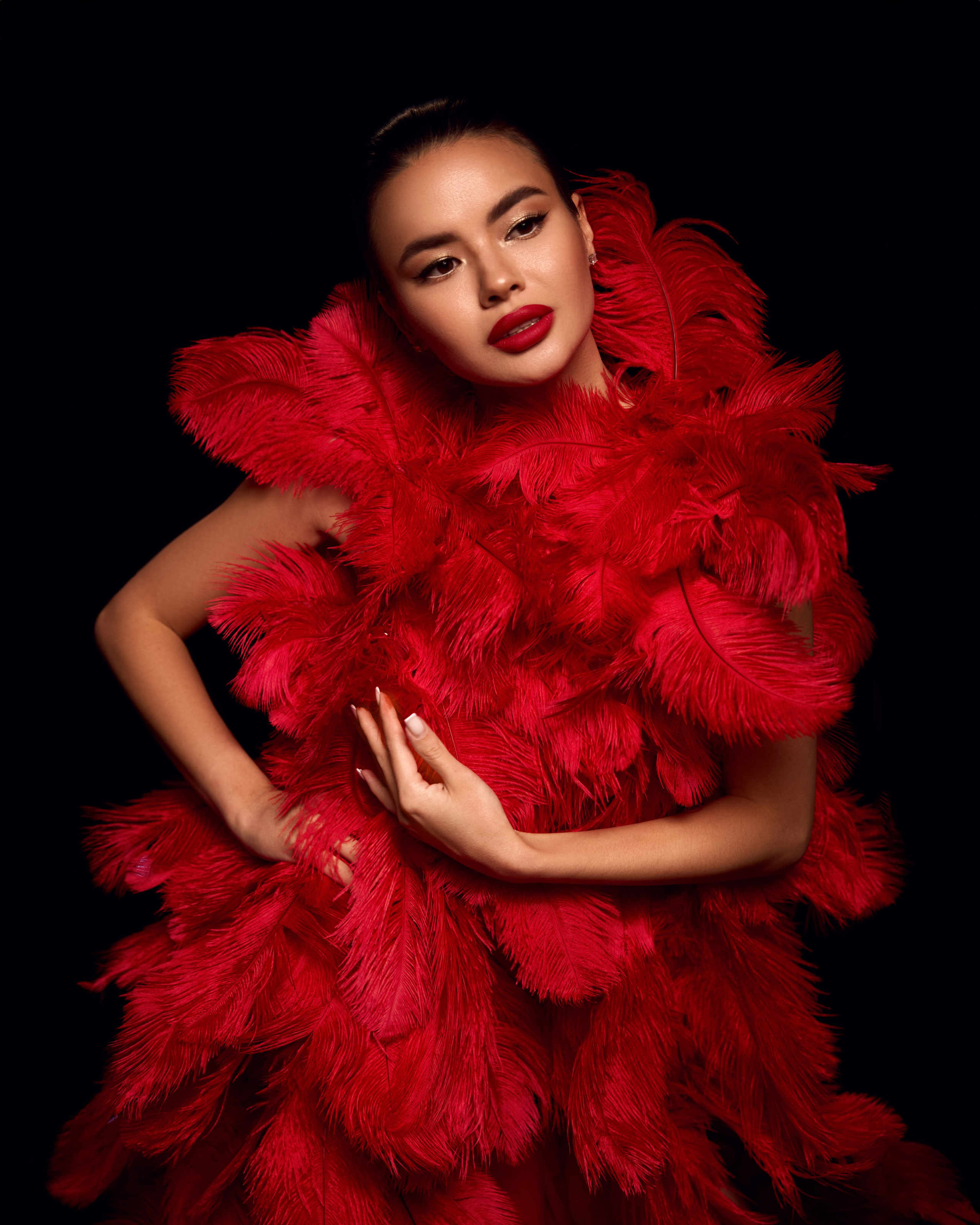 Studio-Shooting. Portraitfotografin Natalia Calcagnile