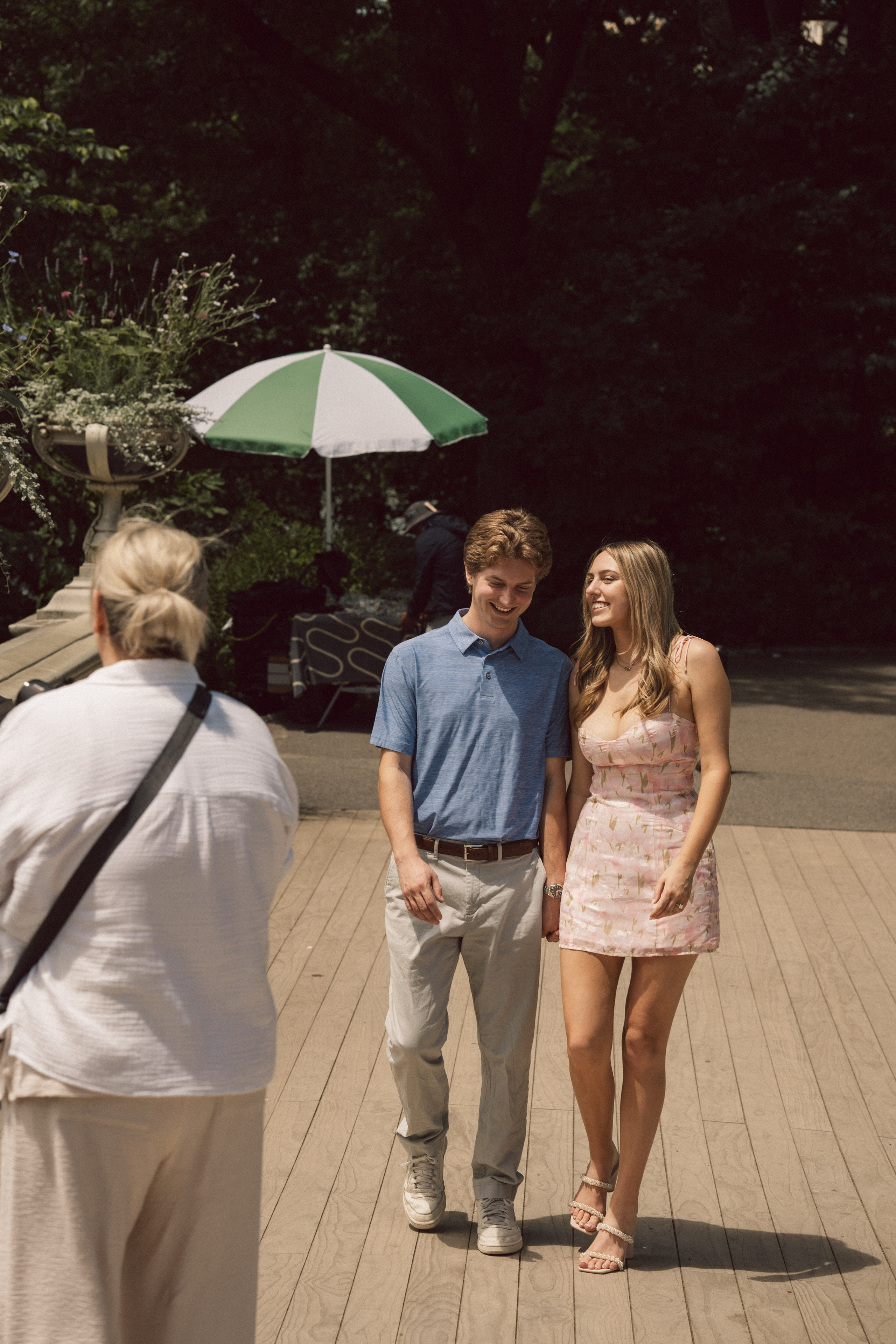 Surprise proposal Central Park. New York + destination photographer