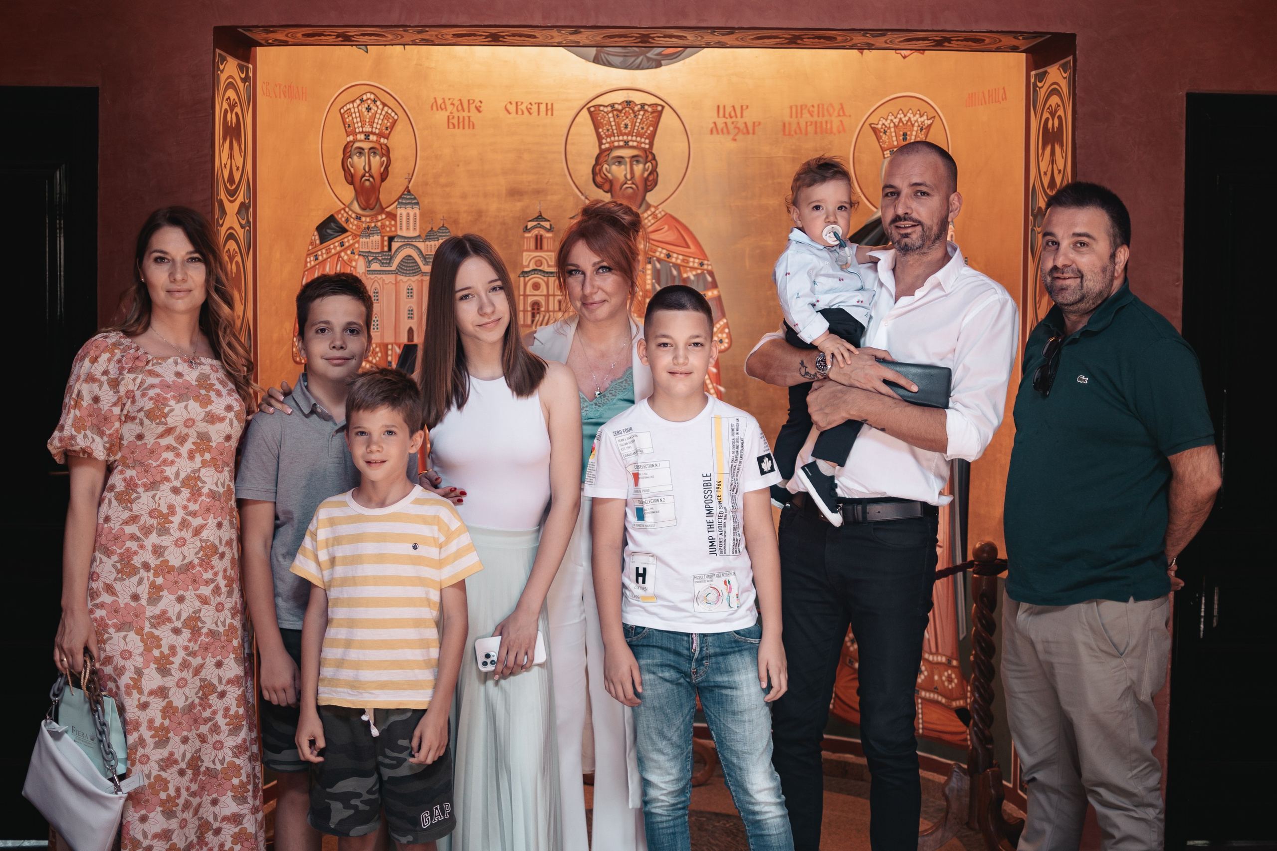 Lazar, krštenje i rođendan. BambinaaPhotography