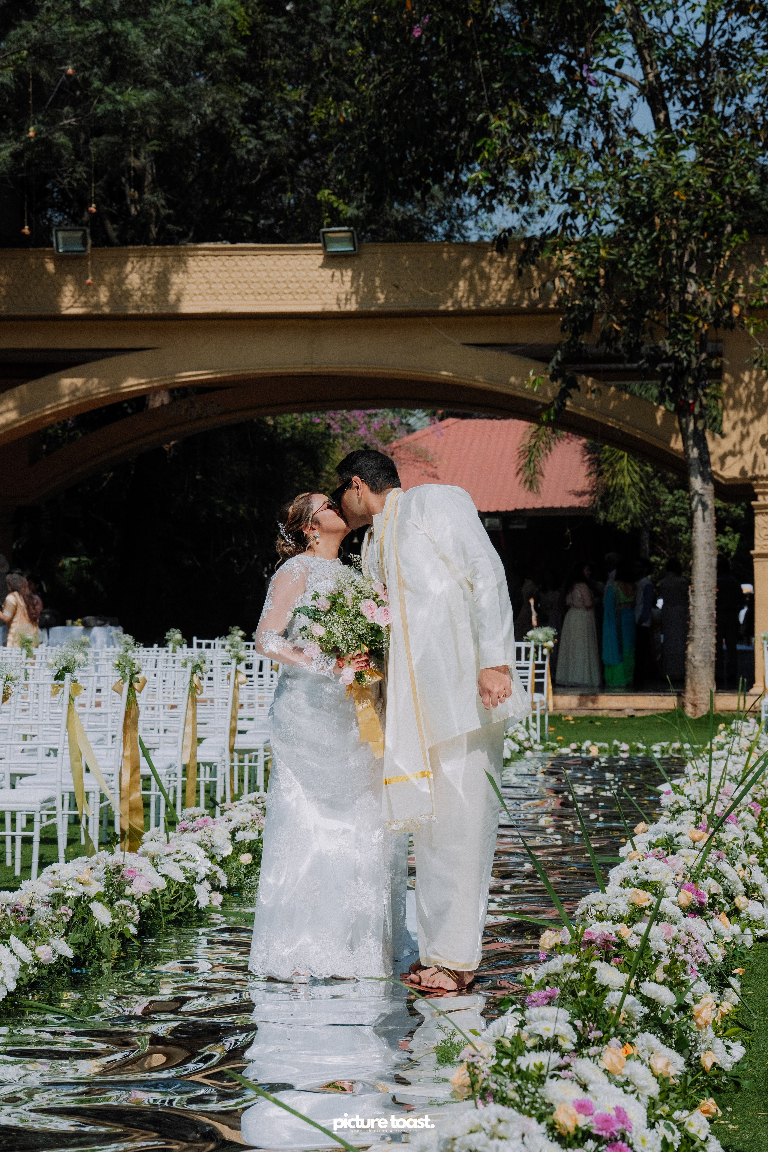 Blessing of Rajiv & Aashna. Fine art Wedding Photographers in India & Canada