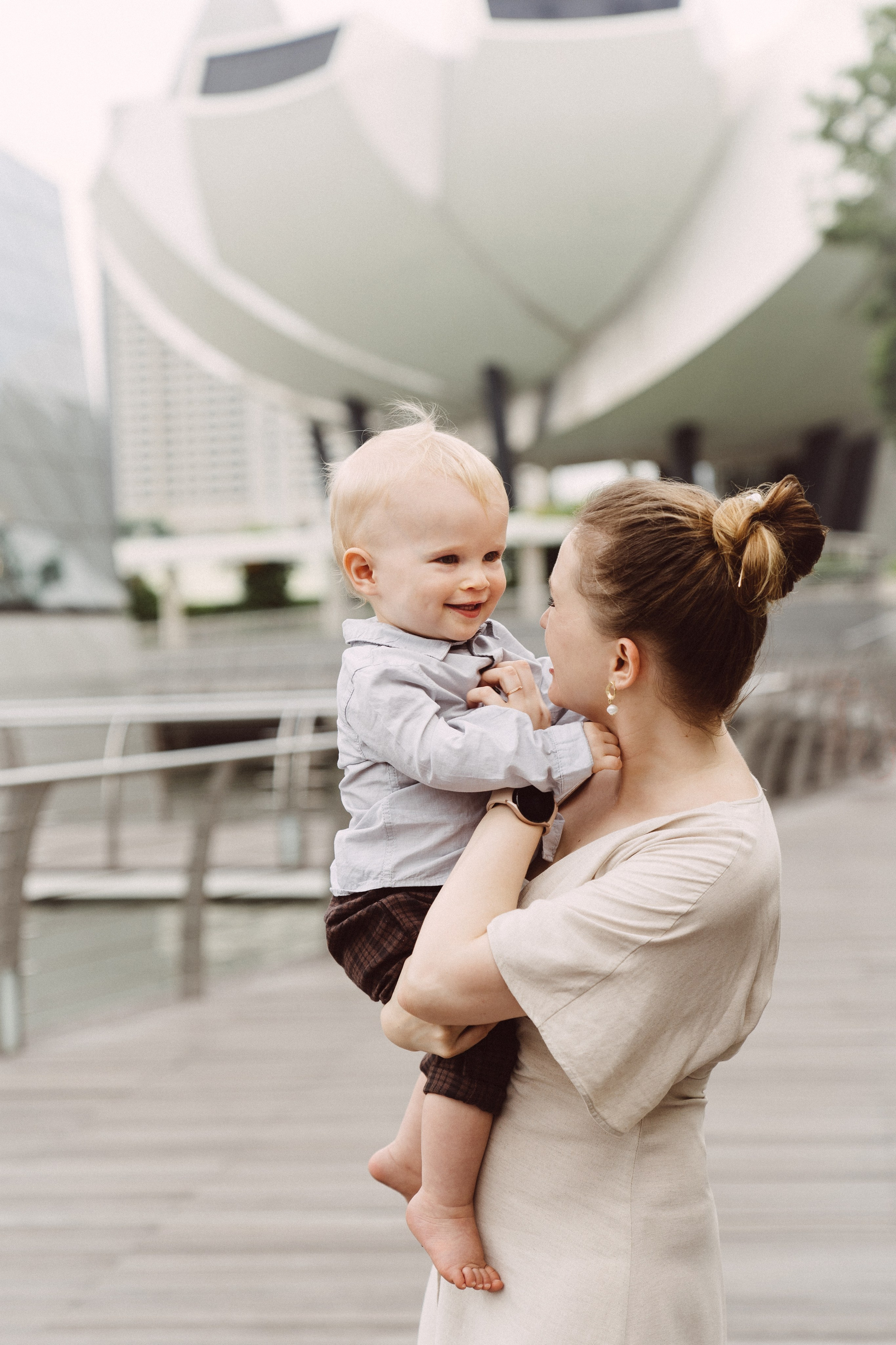Family. Dasha in Singapore