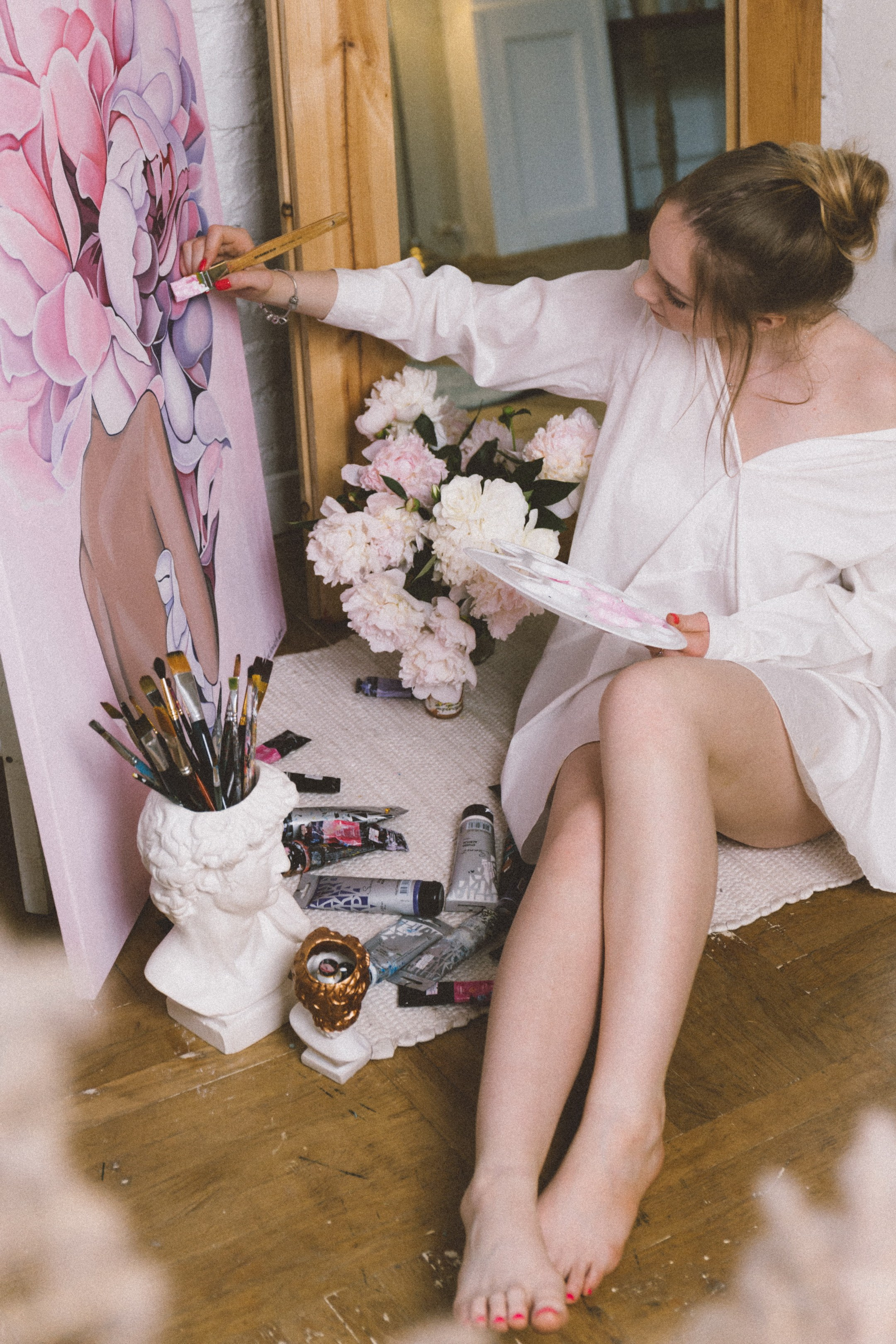 Алеся-фотосессия для художника. Фотограф Анна Кучерявая | Свадьбы и мероприятия в Дубае