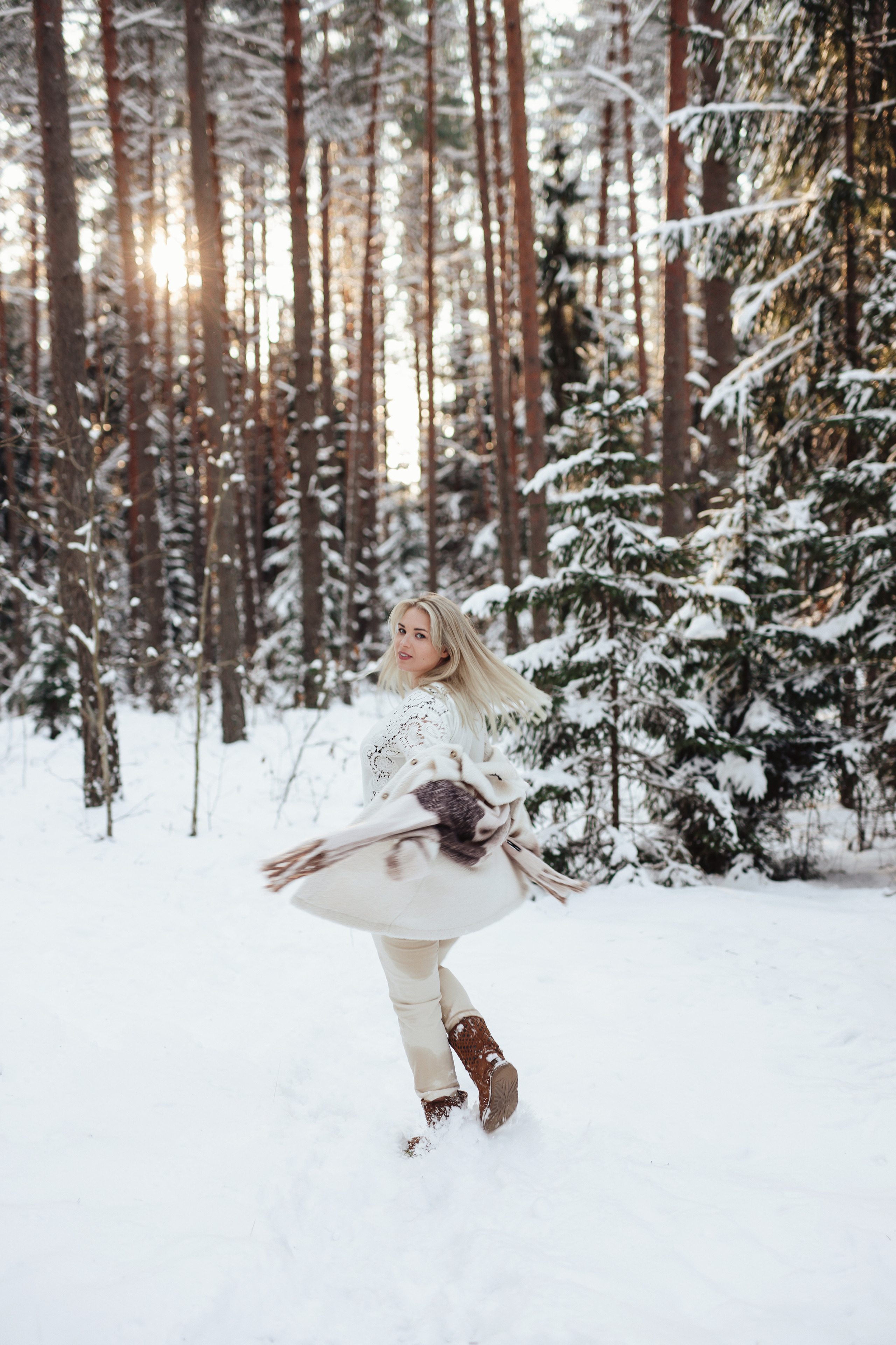 Юлия зимняя фотосессия. Фотограф Даугавпилс/Рига Виктория Нитиша