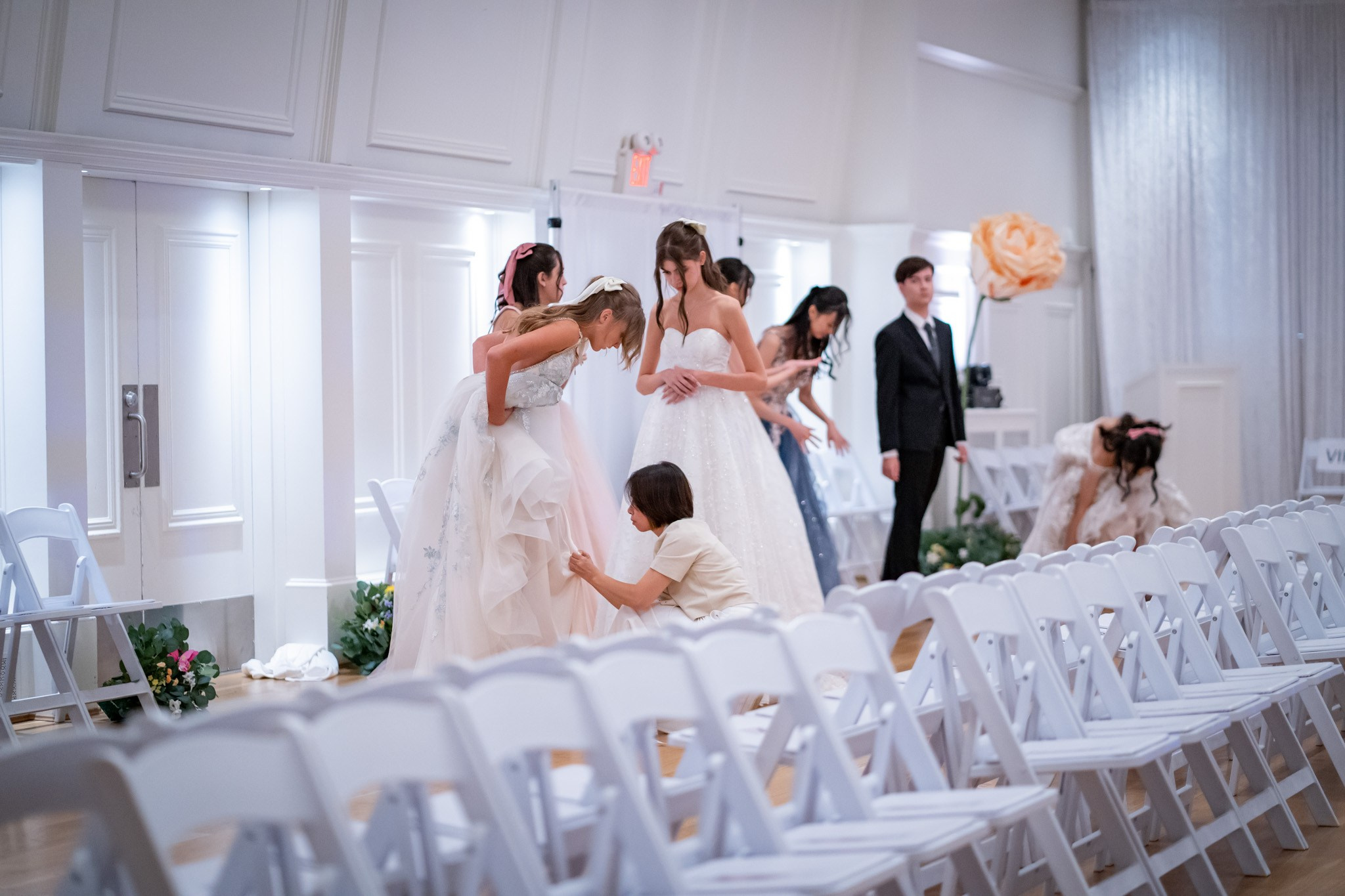 The blooms BTS. Vancouver Kids Photographer