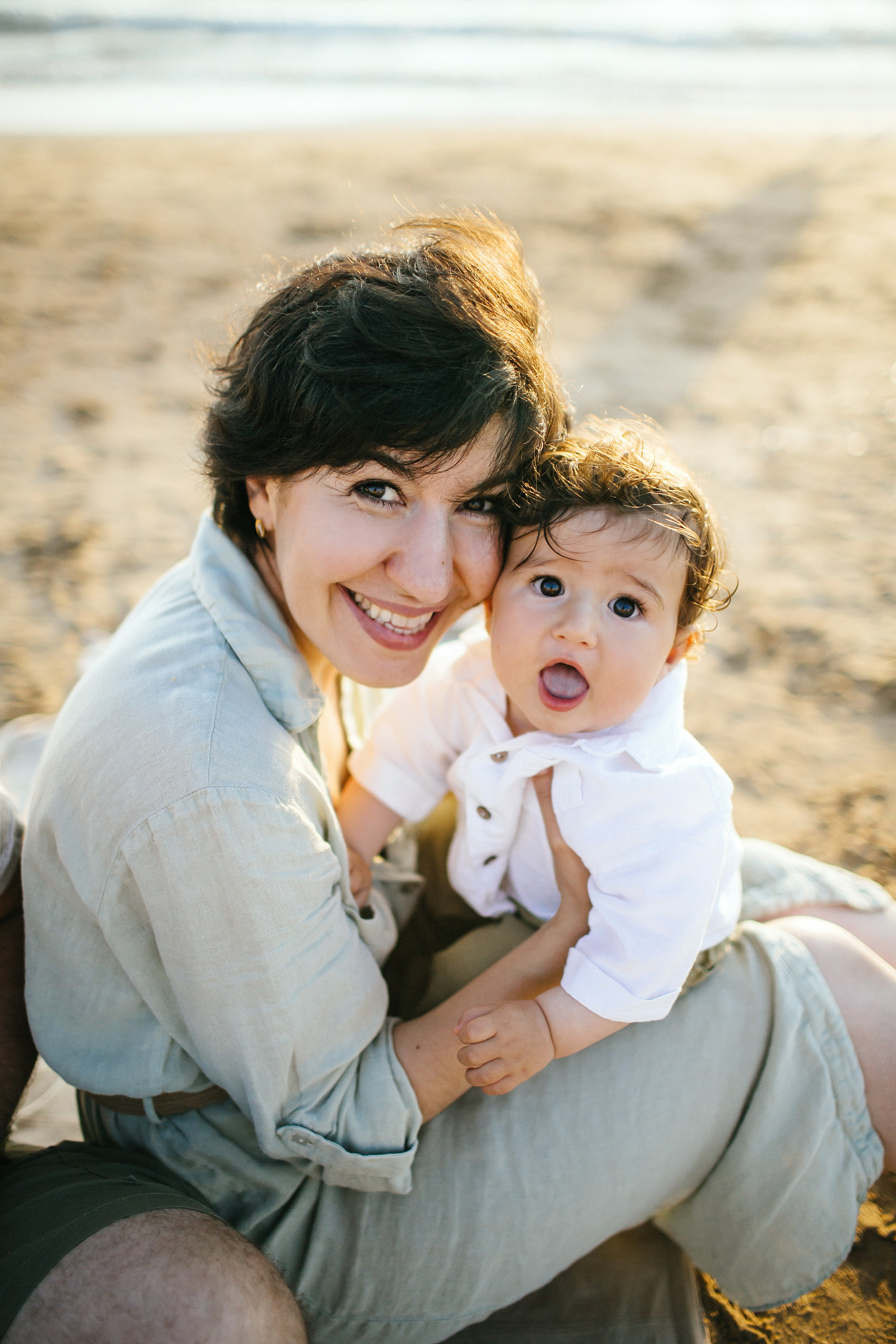 Studentim beach / Eithan 9 month. Family photographer in Israel