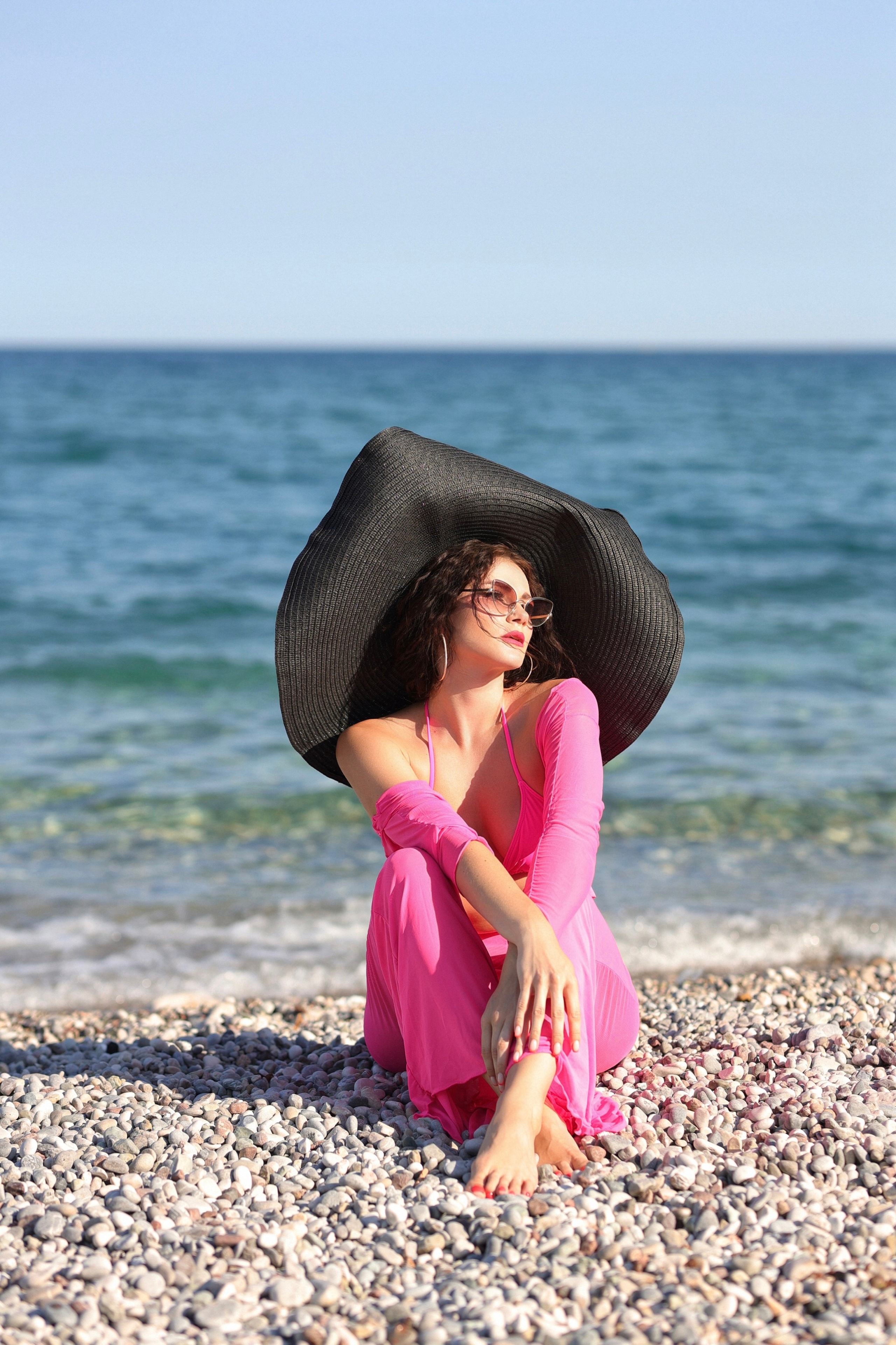 Пляж между Анталией и Кемером (Küçükçaltıcak). Фотосессии в Анталии, Кемере, Сиде, Белеке, Каше Djamilya Akkanat