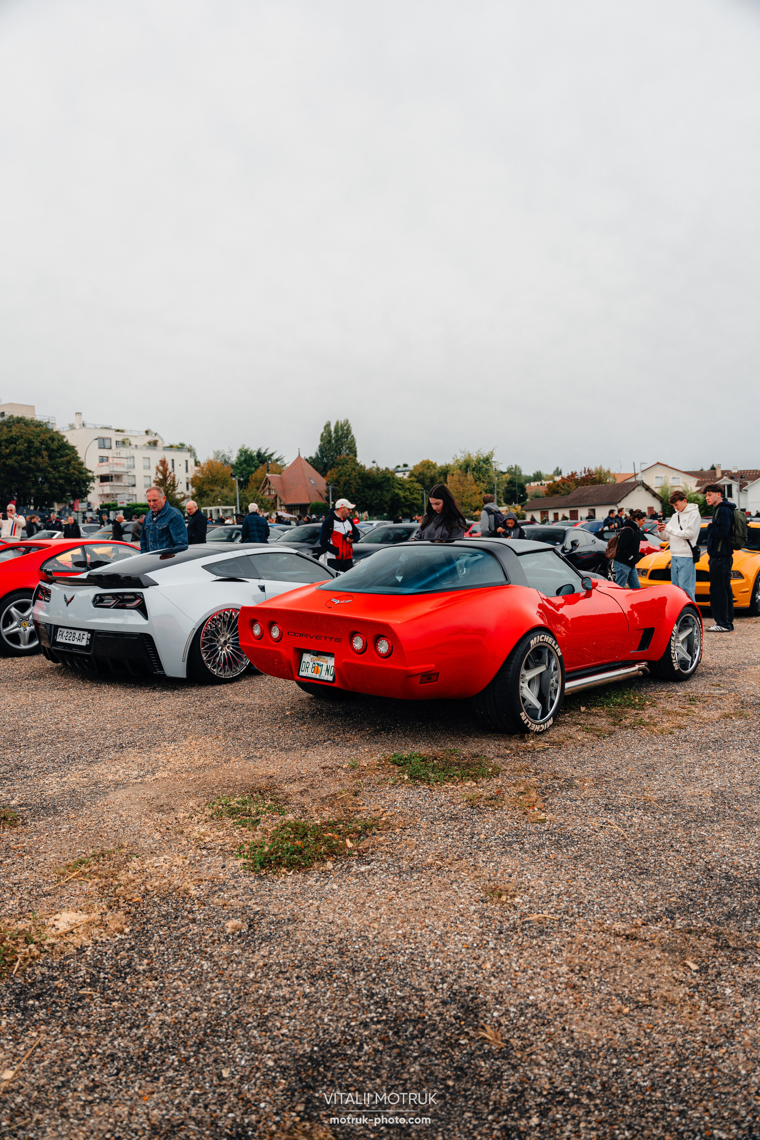 Cars and Coffee 29 septembre 2024. Photographe de voitures à Paris — Vitalii Motruk