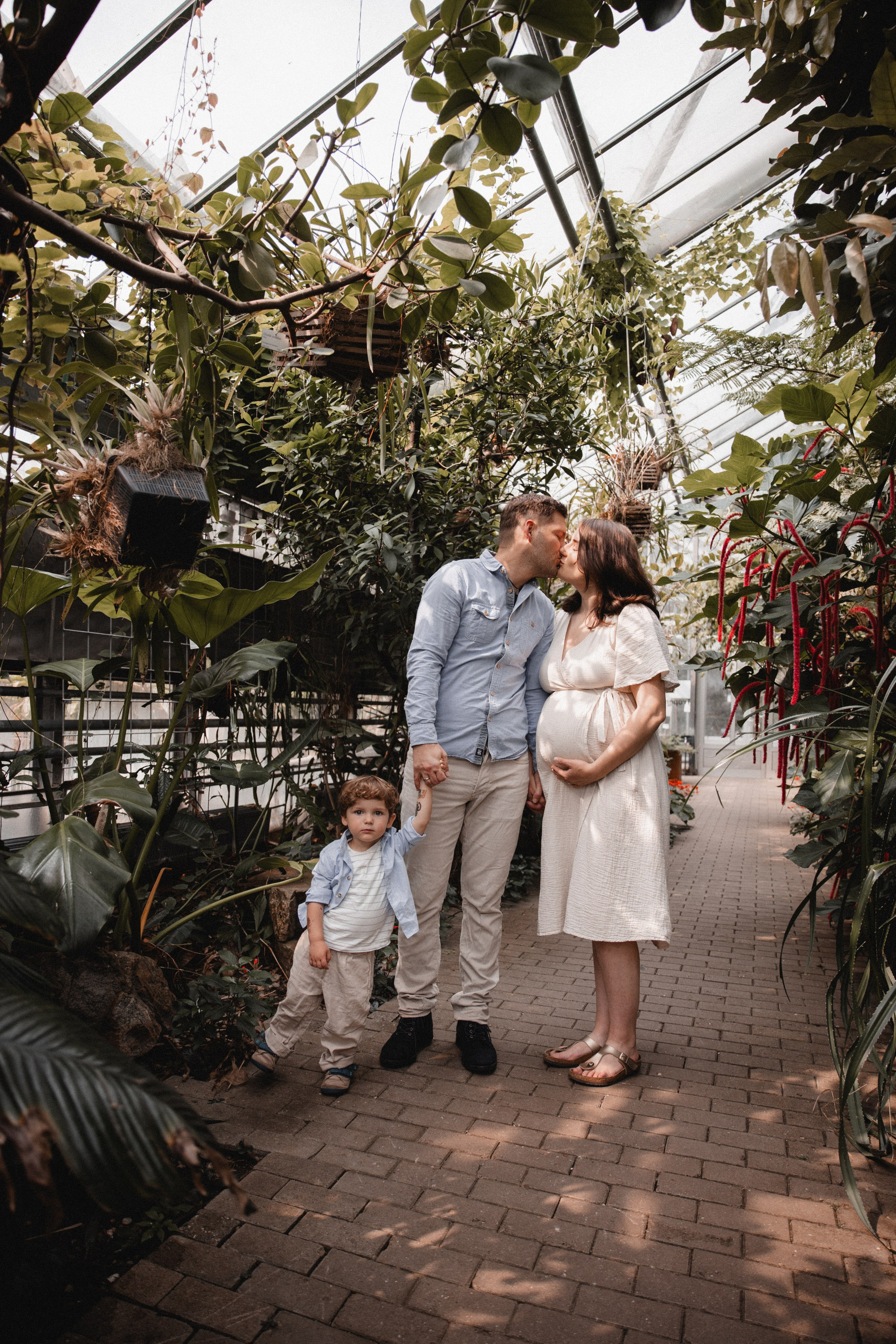 Babybauch Shooting im Botanischen Garten Bochum | Reiche Fotografie. Hochzeitsfotografin Bochum | Halyna Reiche Fotografie NRW