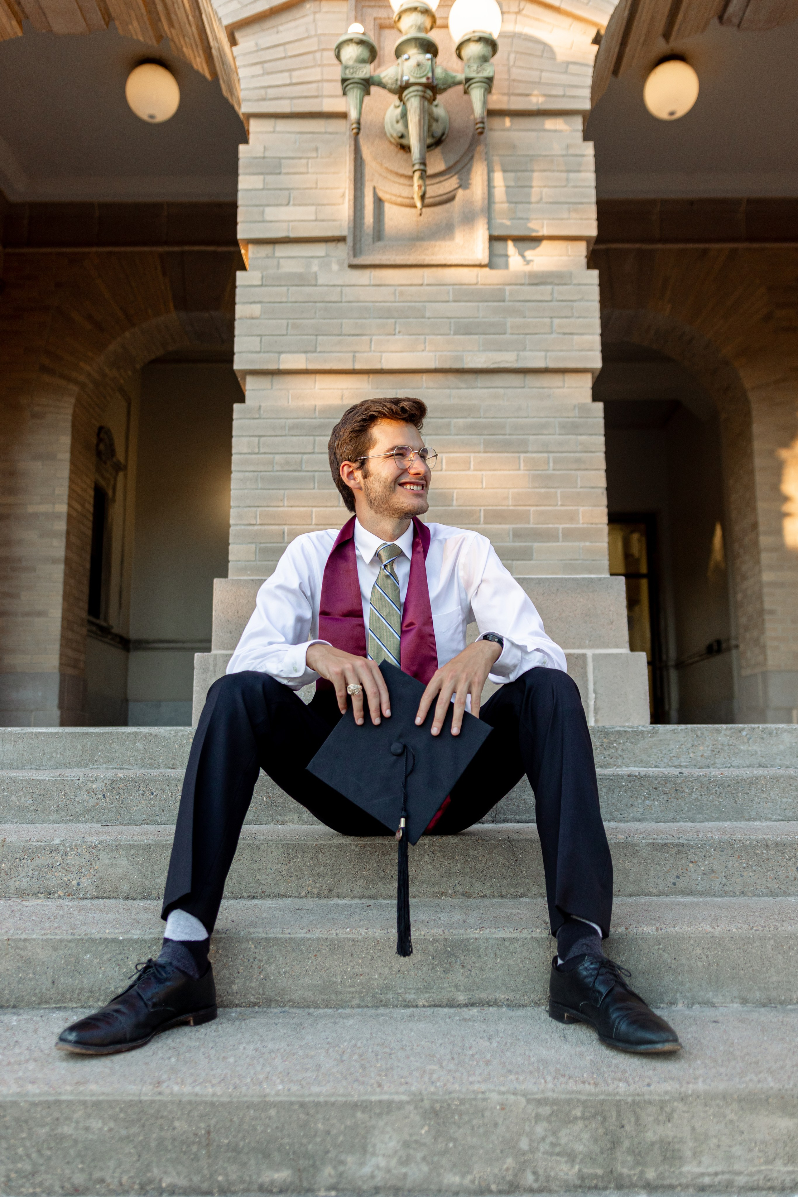John-David's senior photoshoot at Texas A&M University