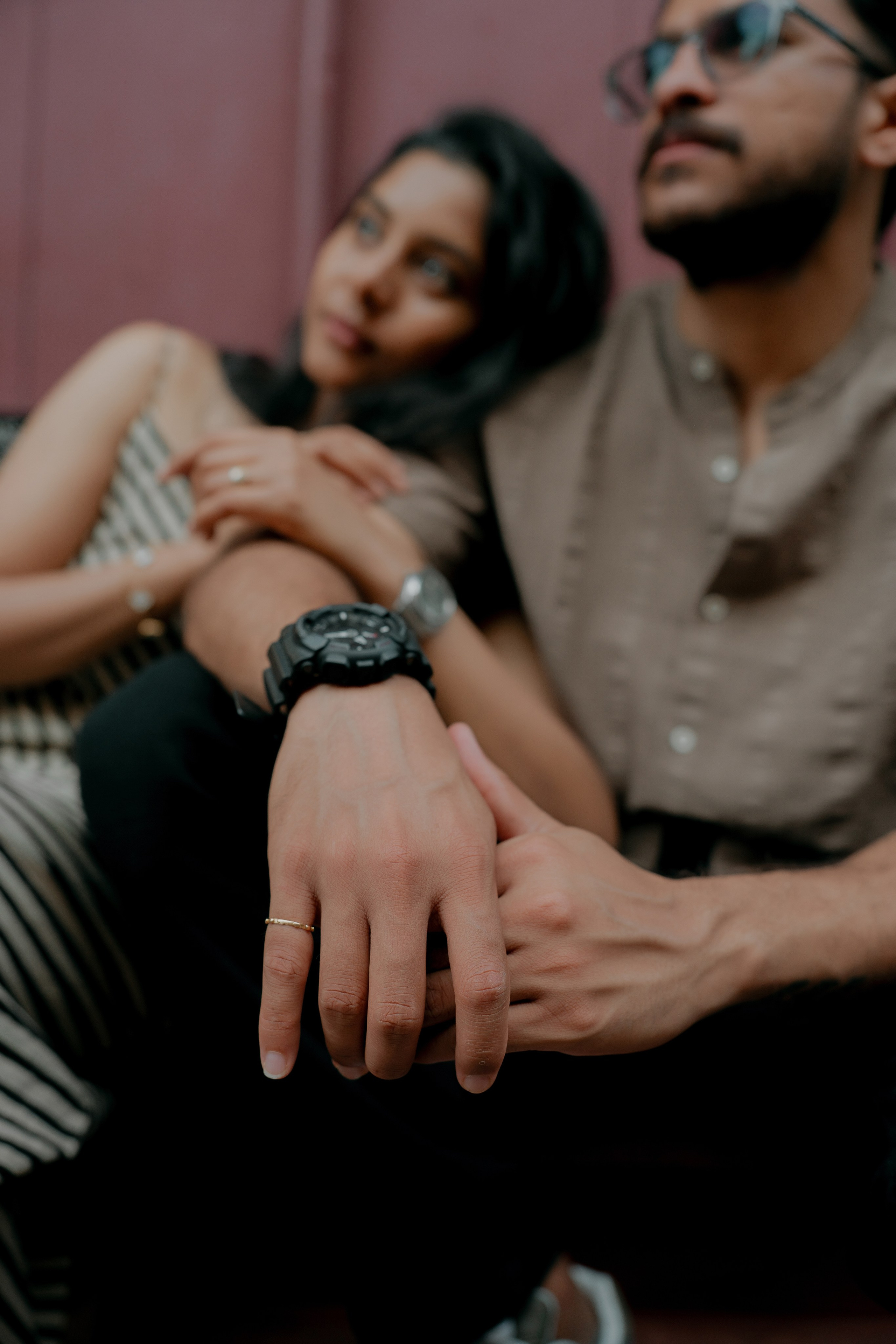 Street Romance! Ft. Naveen & Soniya. Fine art Wedding Photographers in India & Canada