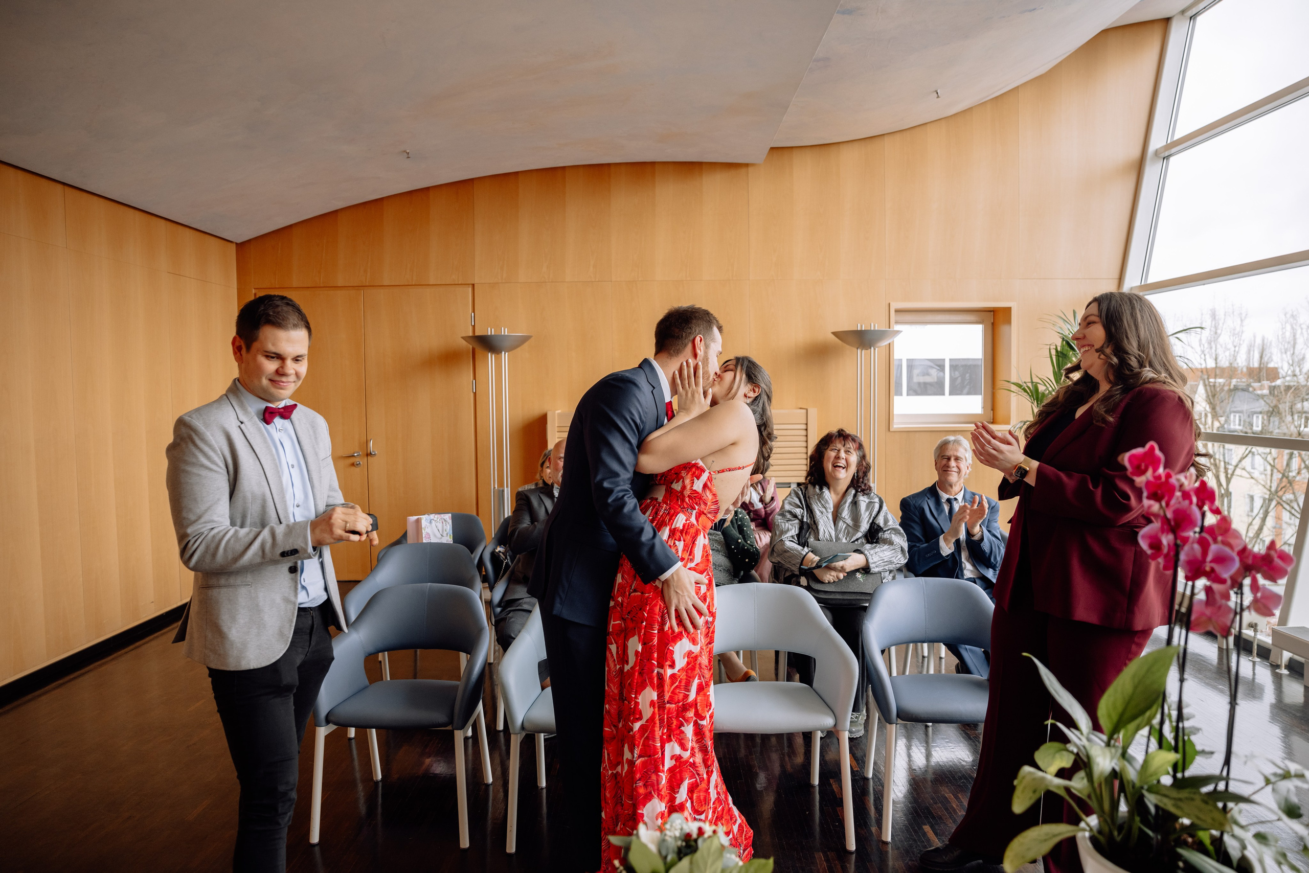 Warme Winterhochzeit in München - Standesamt Ruppertstraße. Hochzeitsfotograf München Taufe Familienfotograf Tanja Mauke