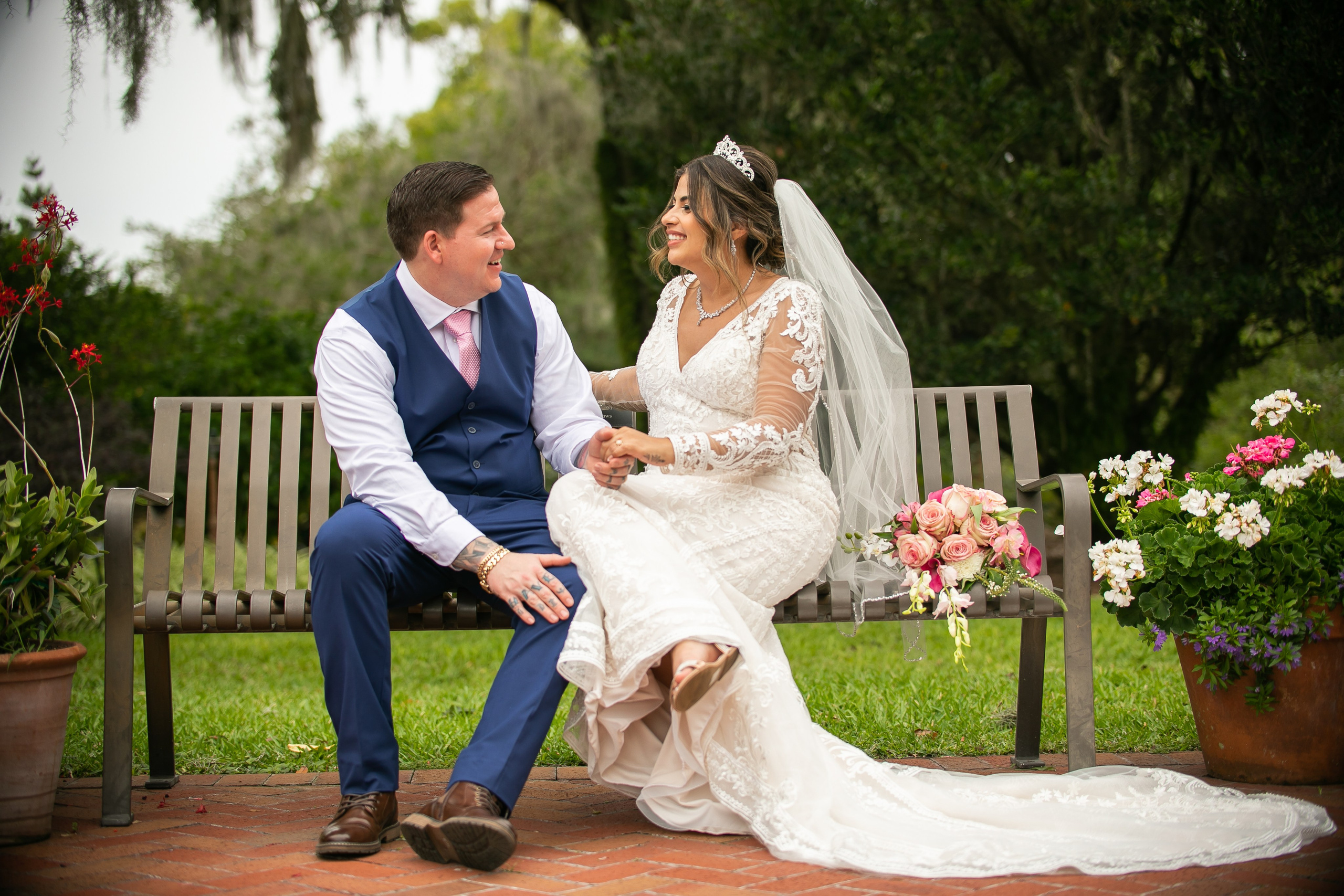 Wedding in The Lue Gardens intimate wedding photography. Lana Photography — Wedding & Family Photographer in Florida & Beyond