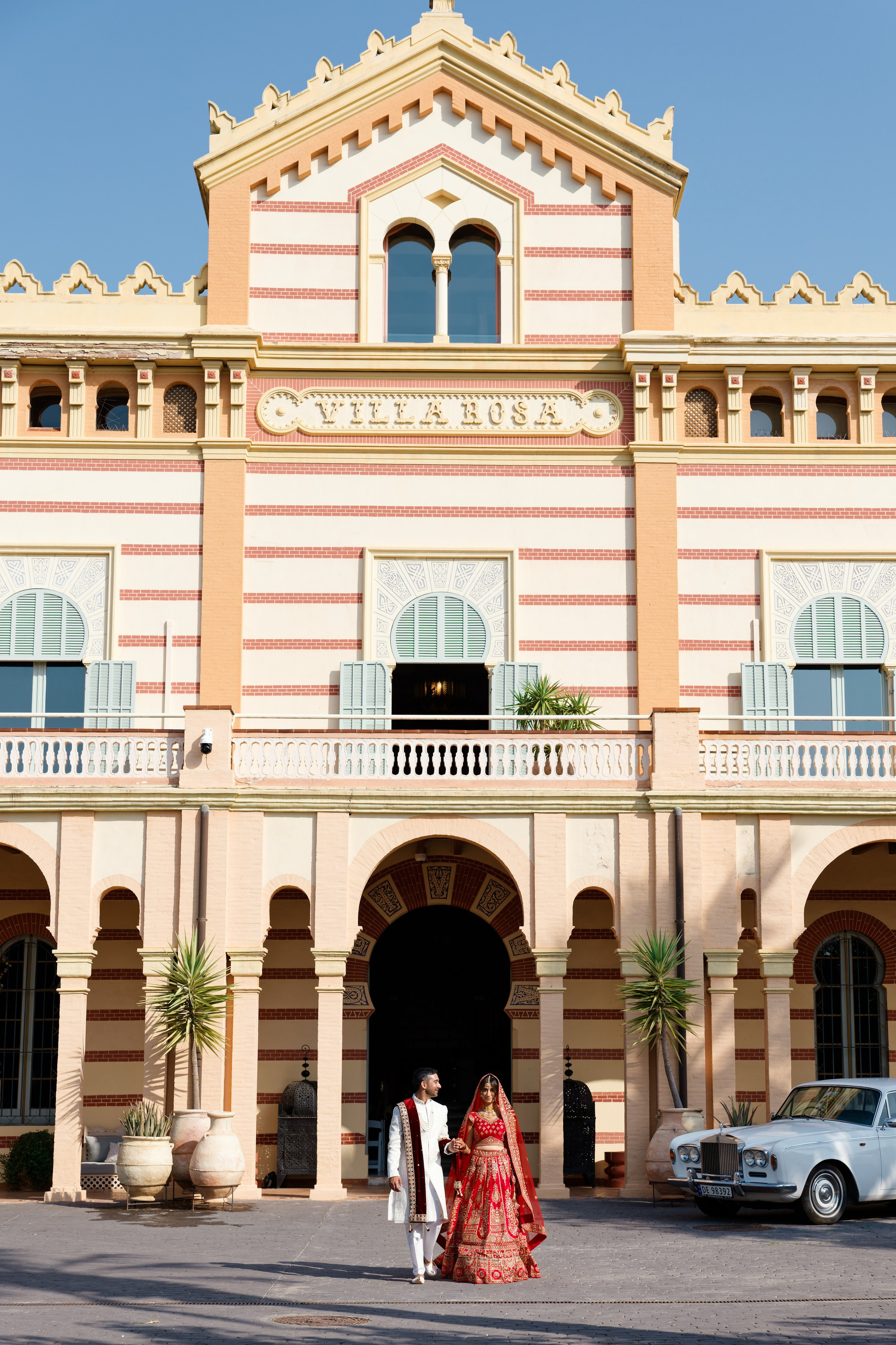 Indian wedding at Gran Villa Rosa, Barcelona