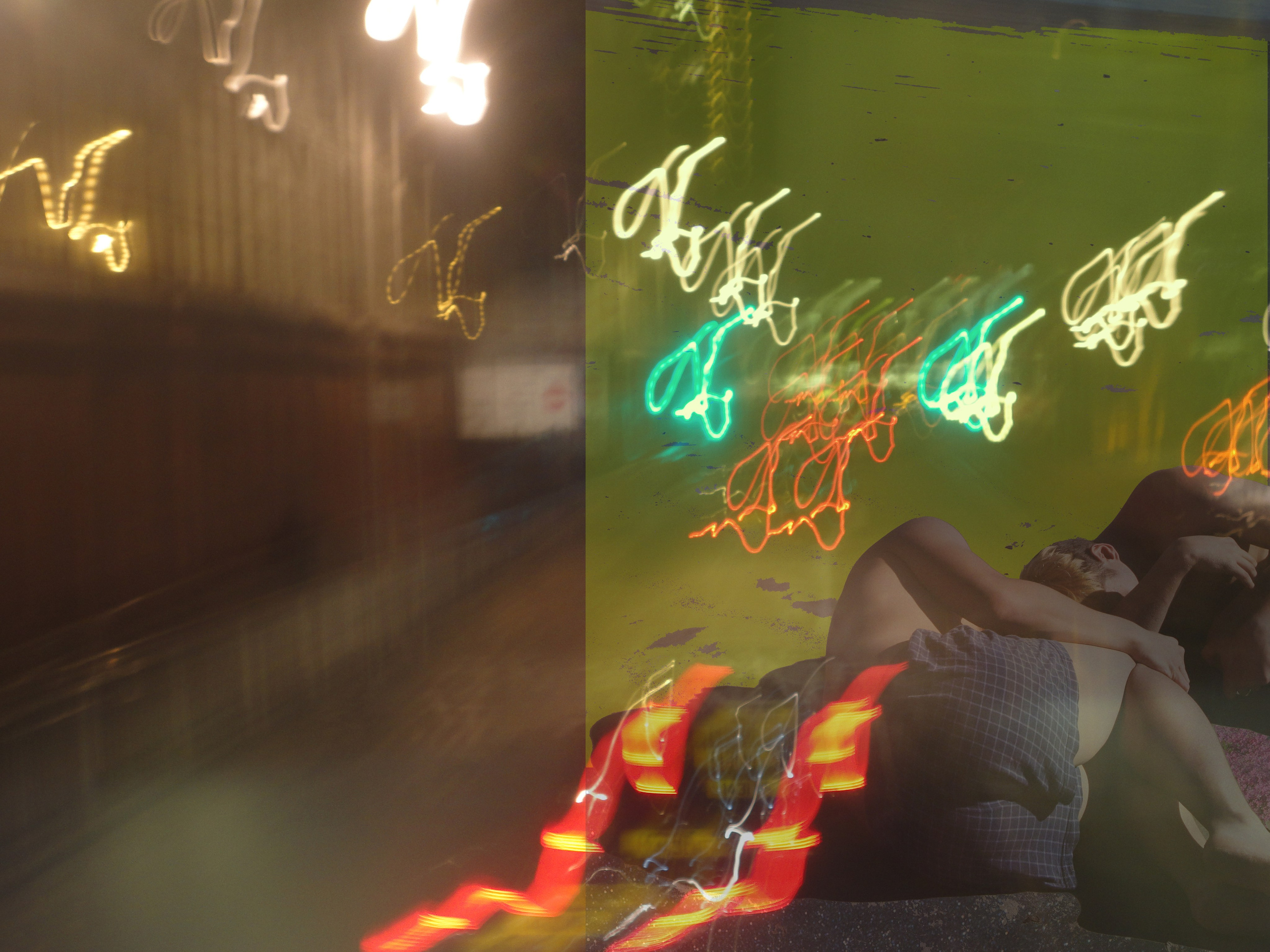 Sentimental Action" – A deeply personal art project exploring memory loss, time, and the past. For a decade, the artist suffered from amnesia, reconstructing lost years through found photographs and others' memories. Each image blends 3-6 layered exposures, creating a blurred, dreamlike effect—symbolizing fragmented, irretrievable memories. A haunting visual journey through forgotten decades, countries, and moments.