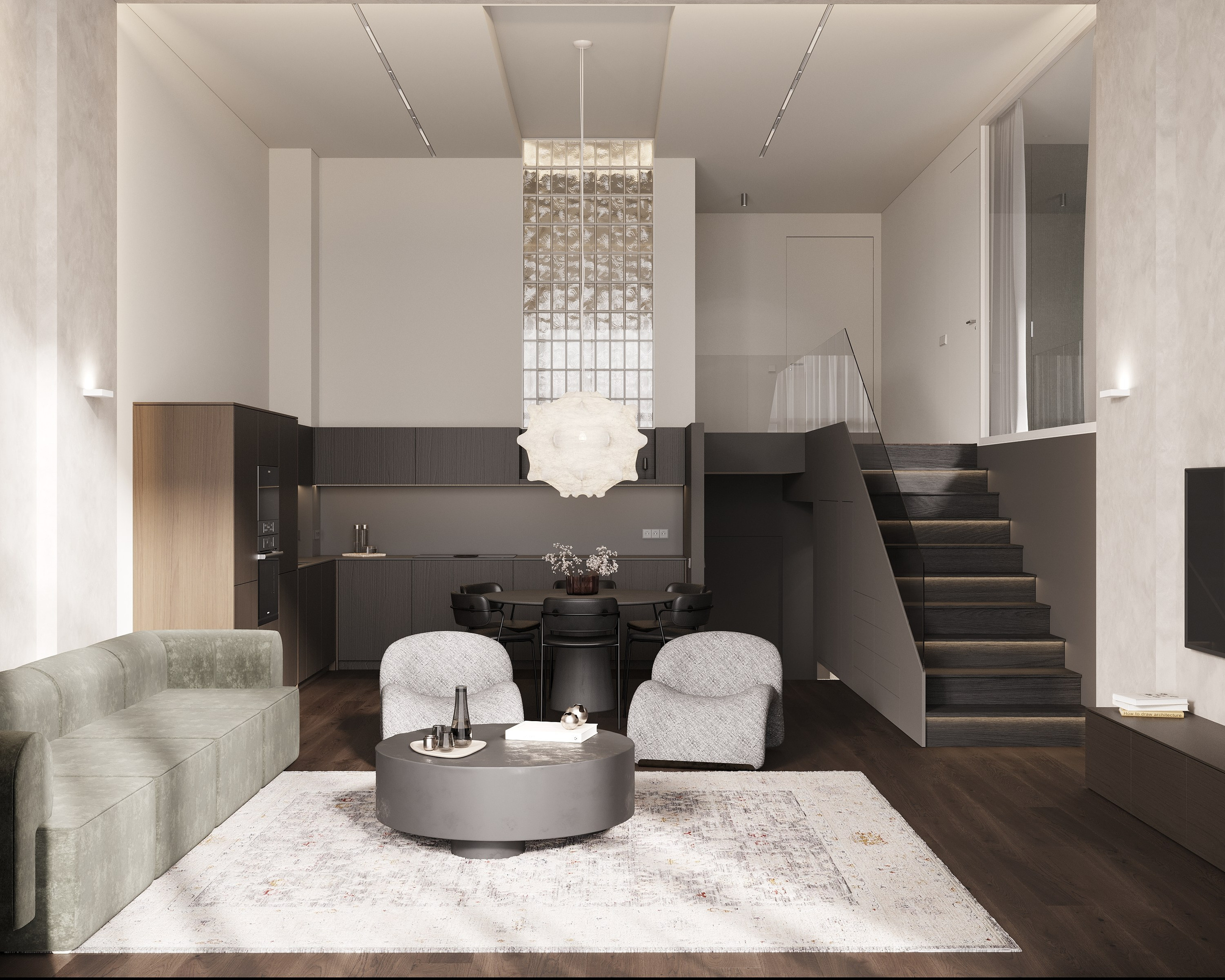 Black vs White. Simple Archs — high quality visualizations for your interior projects