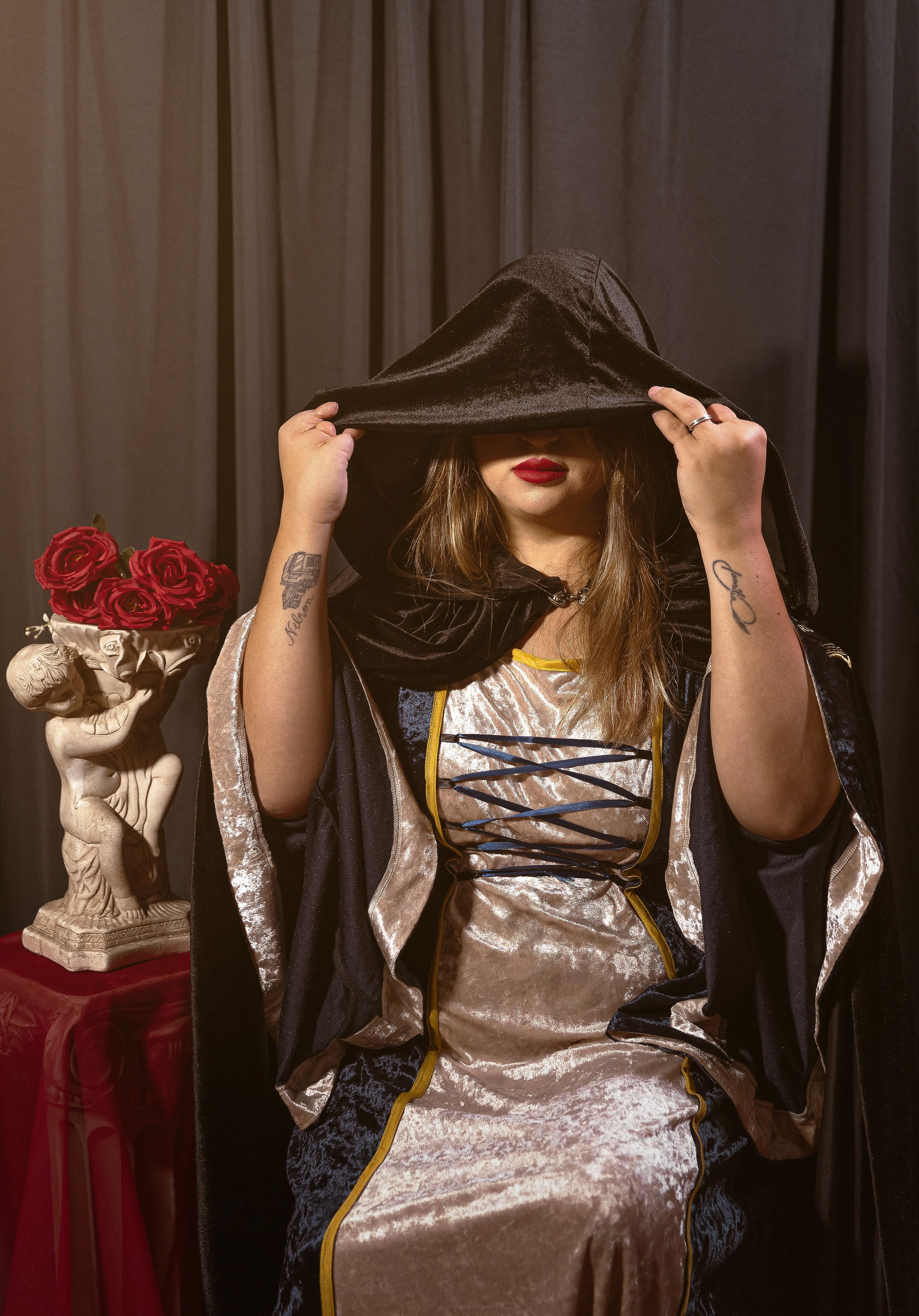 Ensaio Artistico estilo Pintura Barroca. Fotógrafa em são paulo — Fotos Autênticas