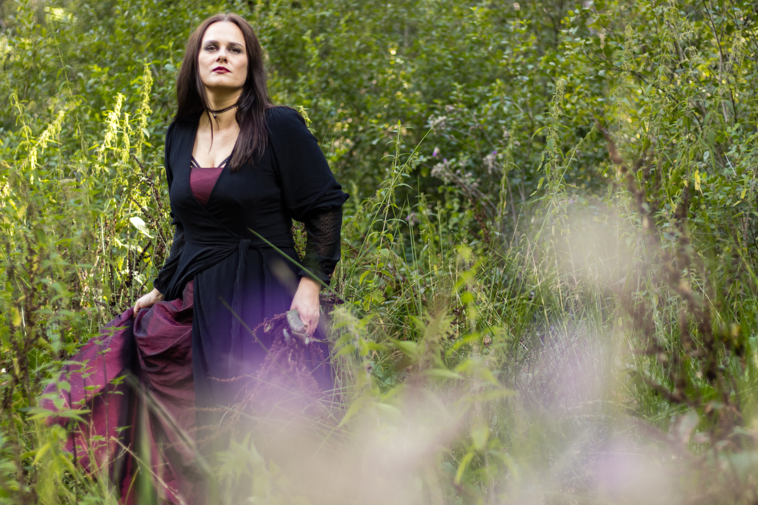 Фотосессия ведьма в лесу. Фотограф / Даугавпилс
