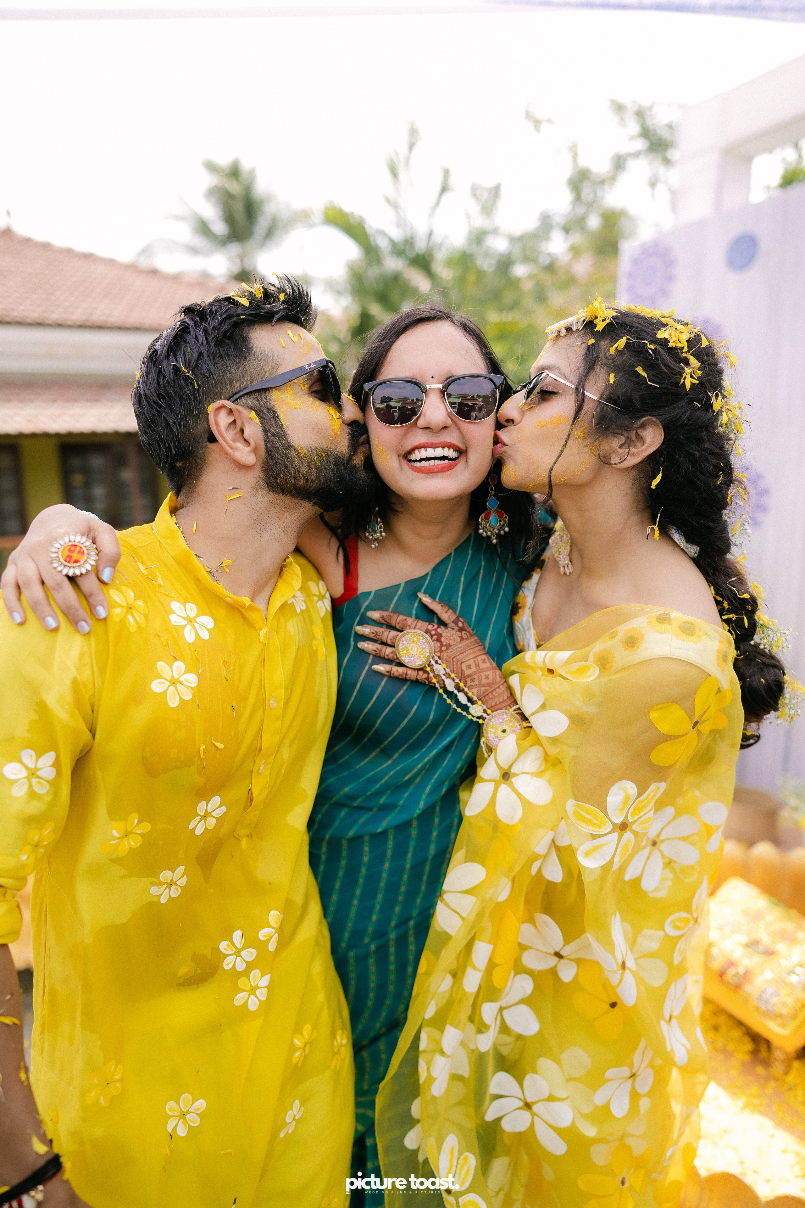 Haldi Hues Ft. Baebie & Goyal. Fine art Wedding Photographers in India & Canada