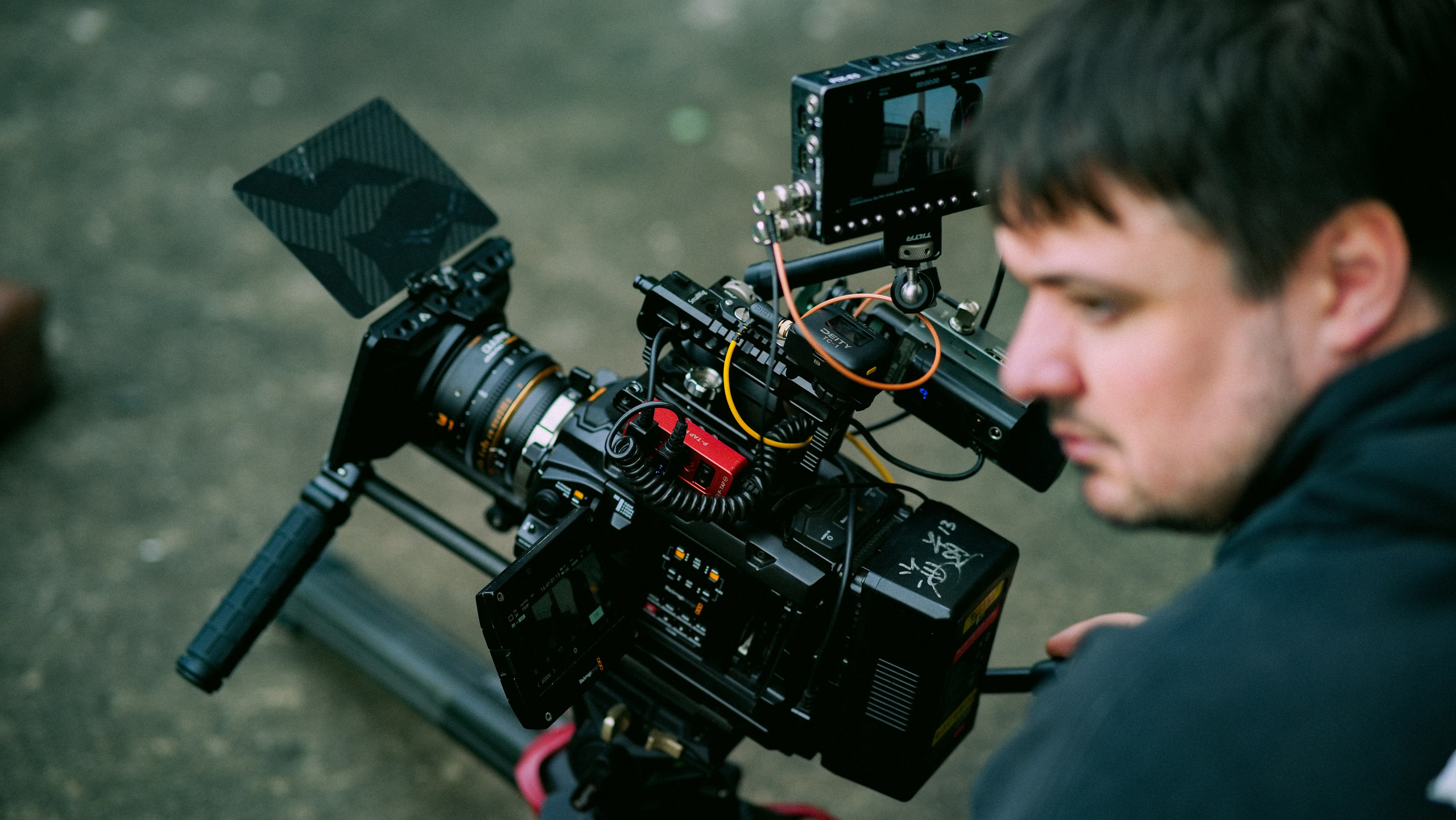 Video production. Photographer and videographer in China