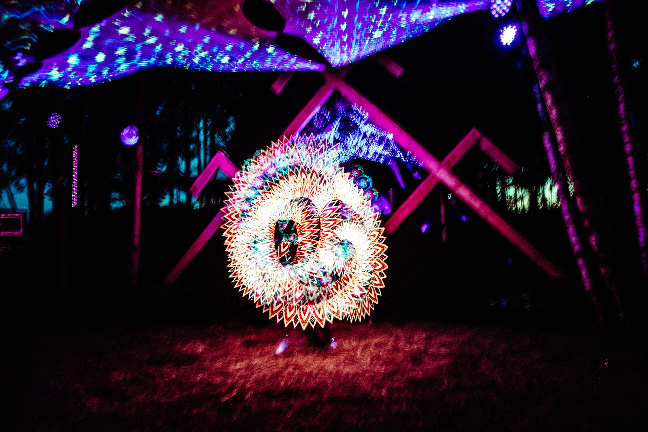 LARES psytrance festival 2024. Sandra Garanca Portrait and event photographer