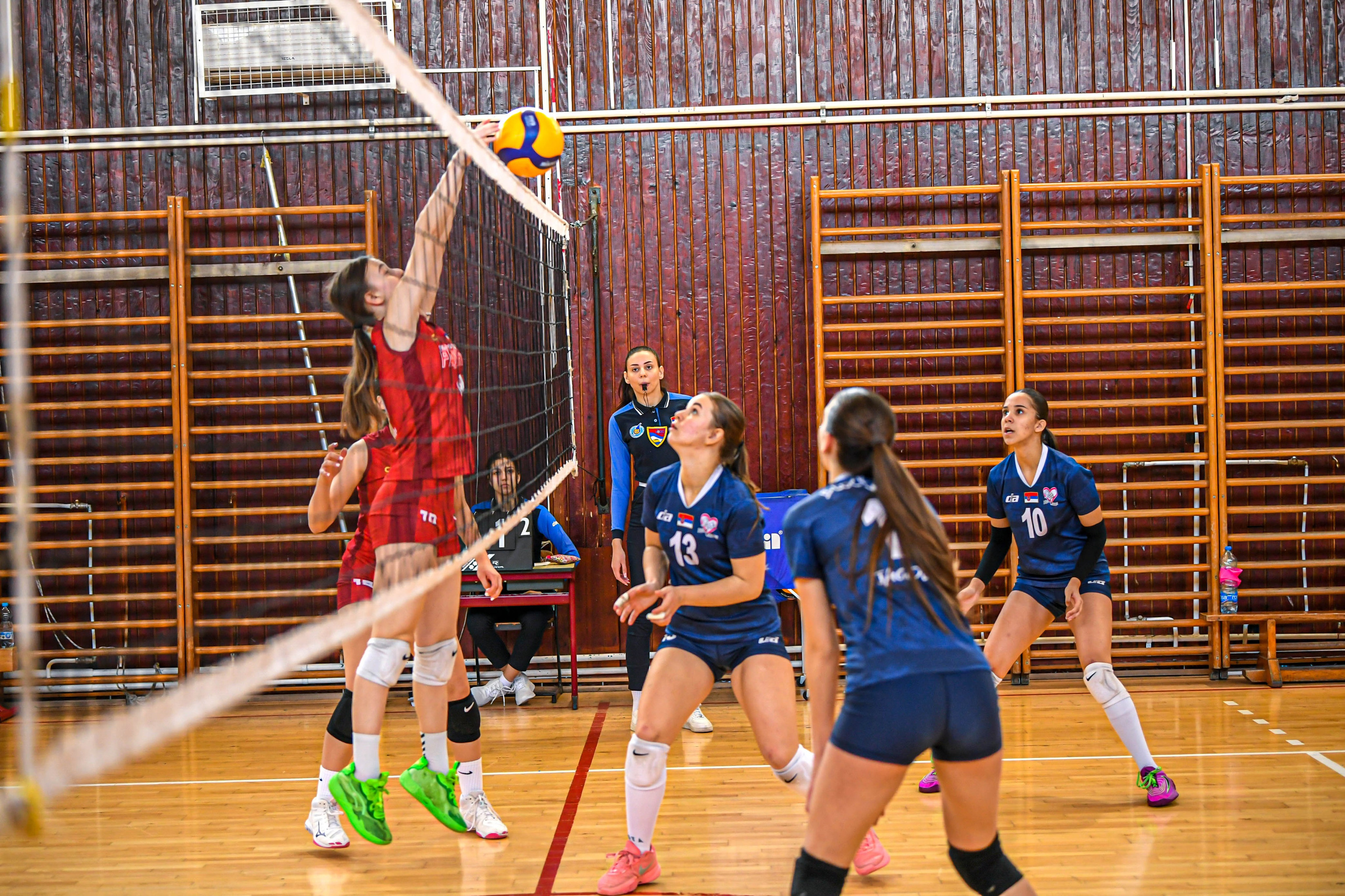 Odbojka 22.03.  Radnicki KG — BlockVolley JAG. Foto Simic Jagodina