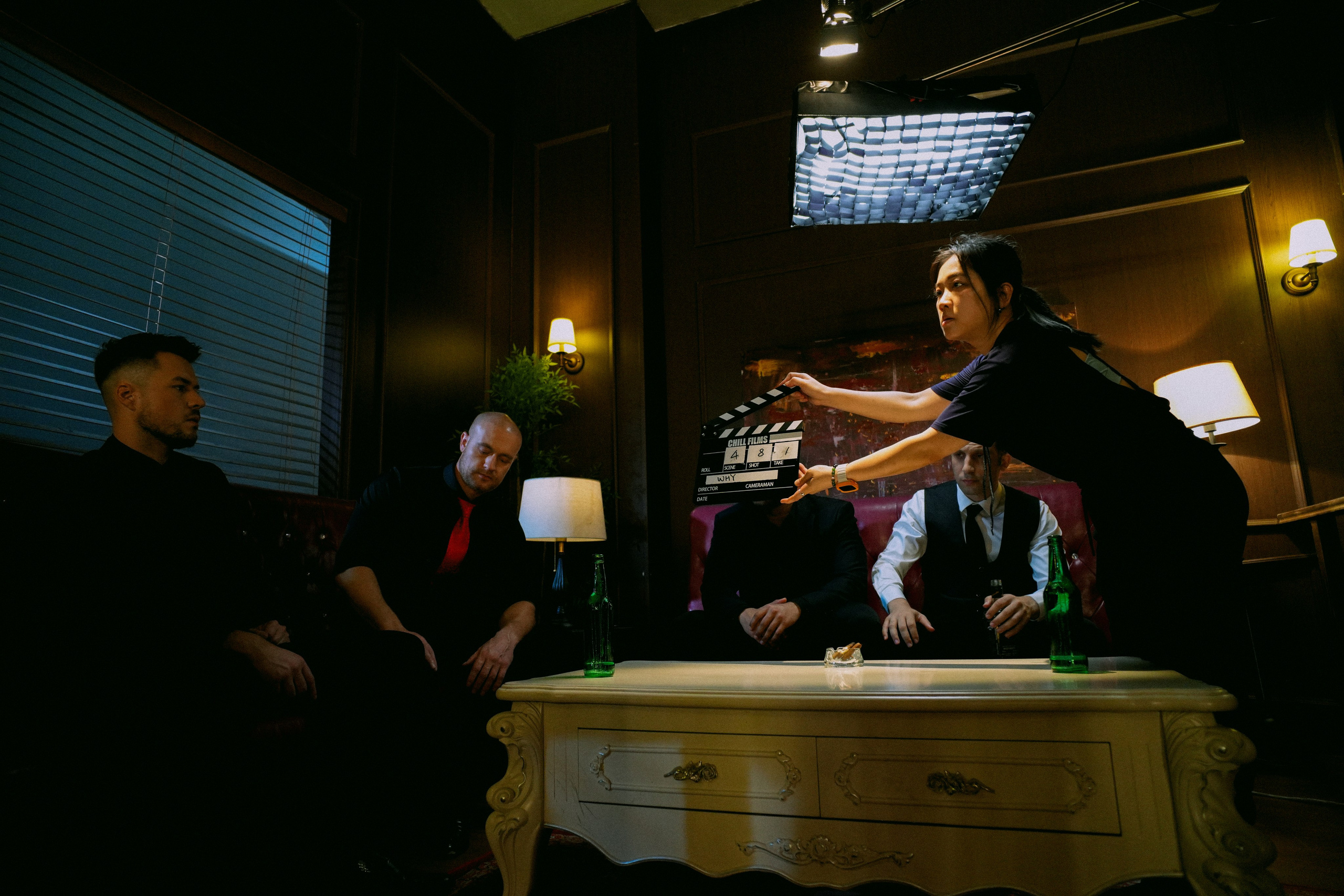 “WHY?” Movie Backstage. Photographer and videographer in China