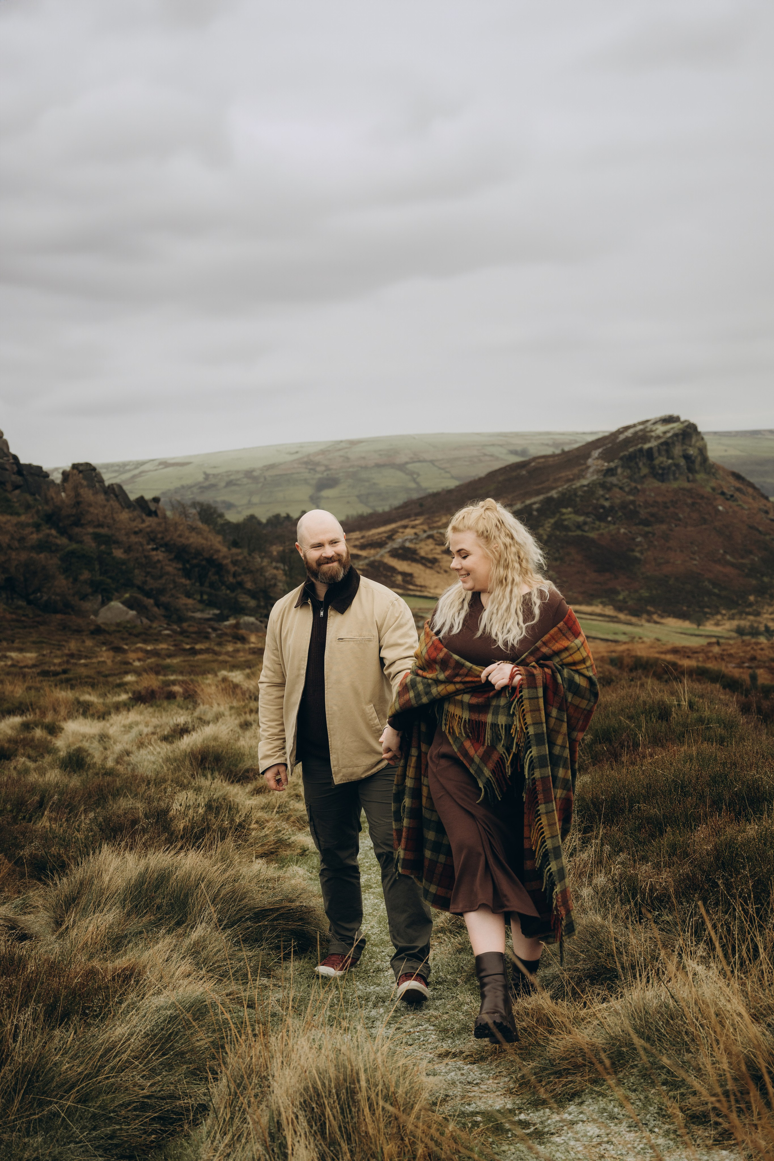 L & C in Peak District. Tania Gandrabur, photographer in West Midlands, England