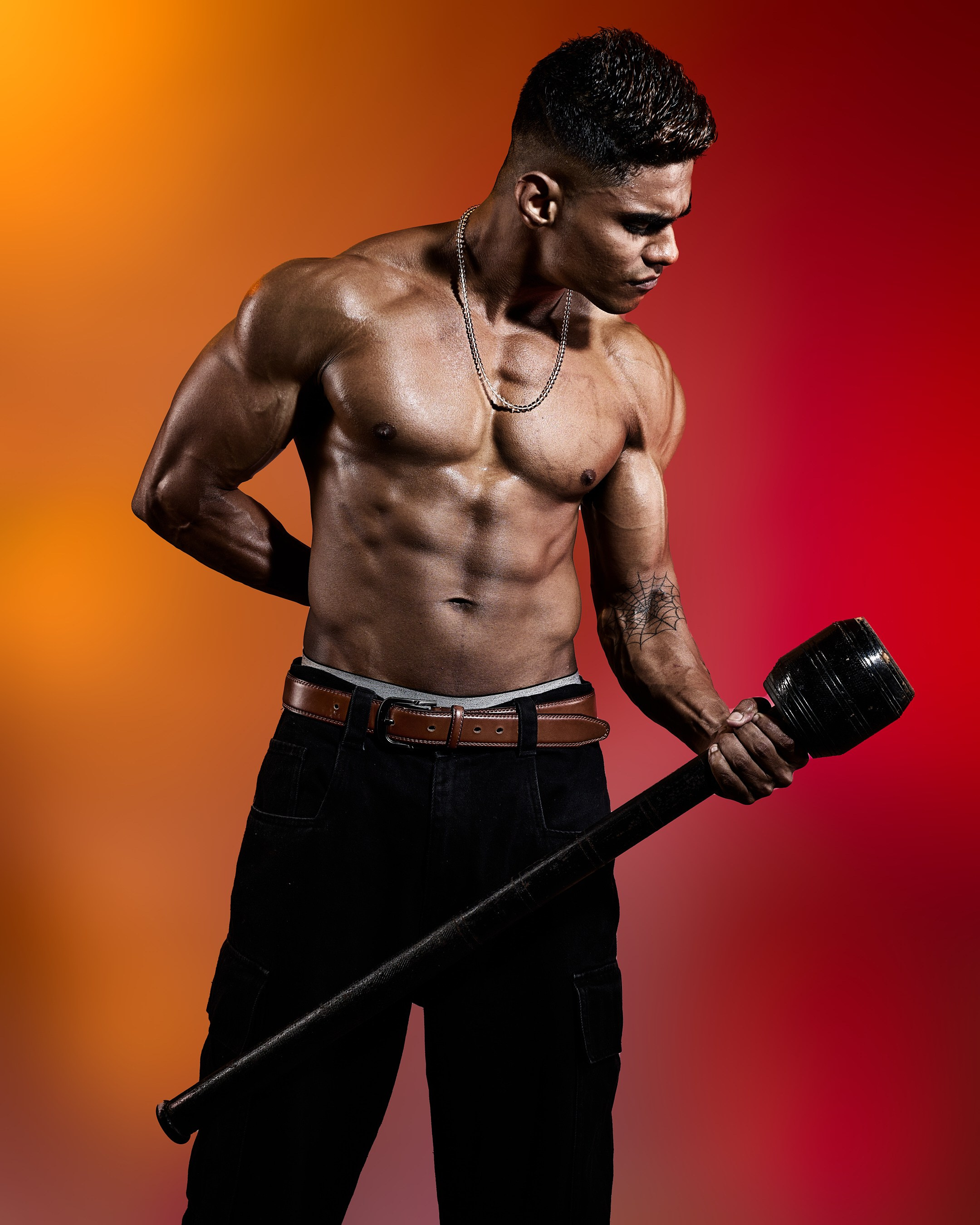 Bodybuilding Fitness Portrait in Chennai