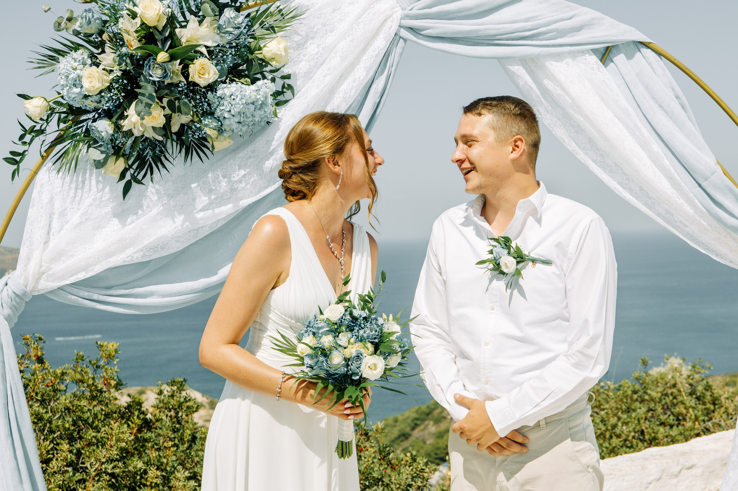 Ricardo and Justin. Renate Woeste | Wedding planner in Rhodes. Creating dream weddings by the sea. Let’s make your special day unforgettable