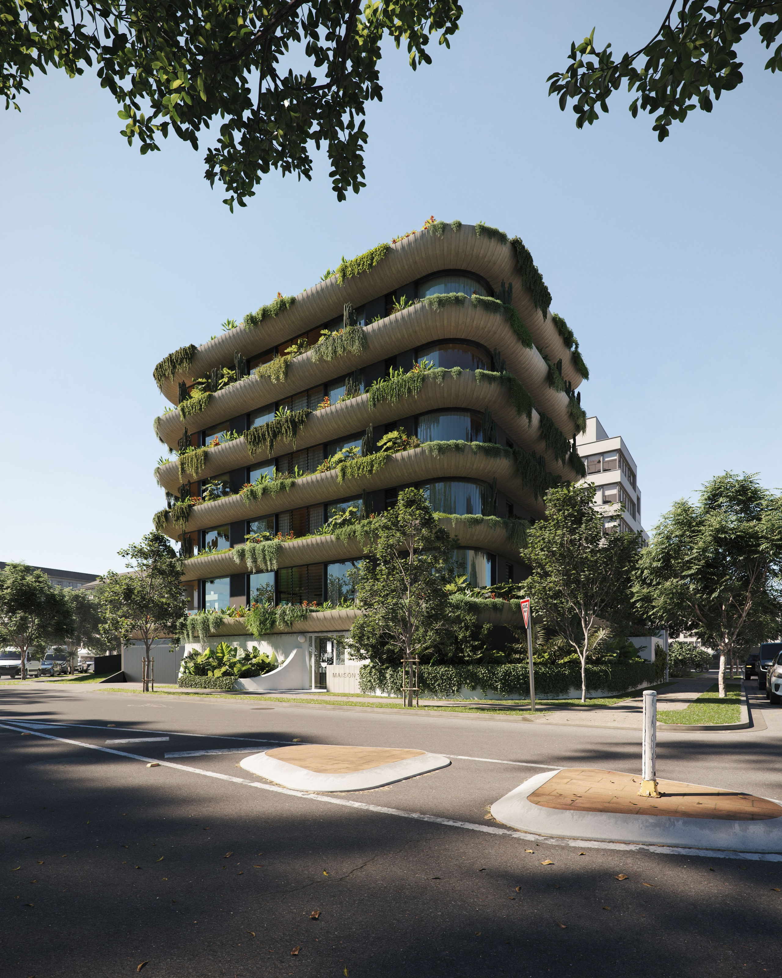 Maison, New Farm Multi-Residential Complex. Leeway Visual Studio | 3D Architectural Visualization