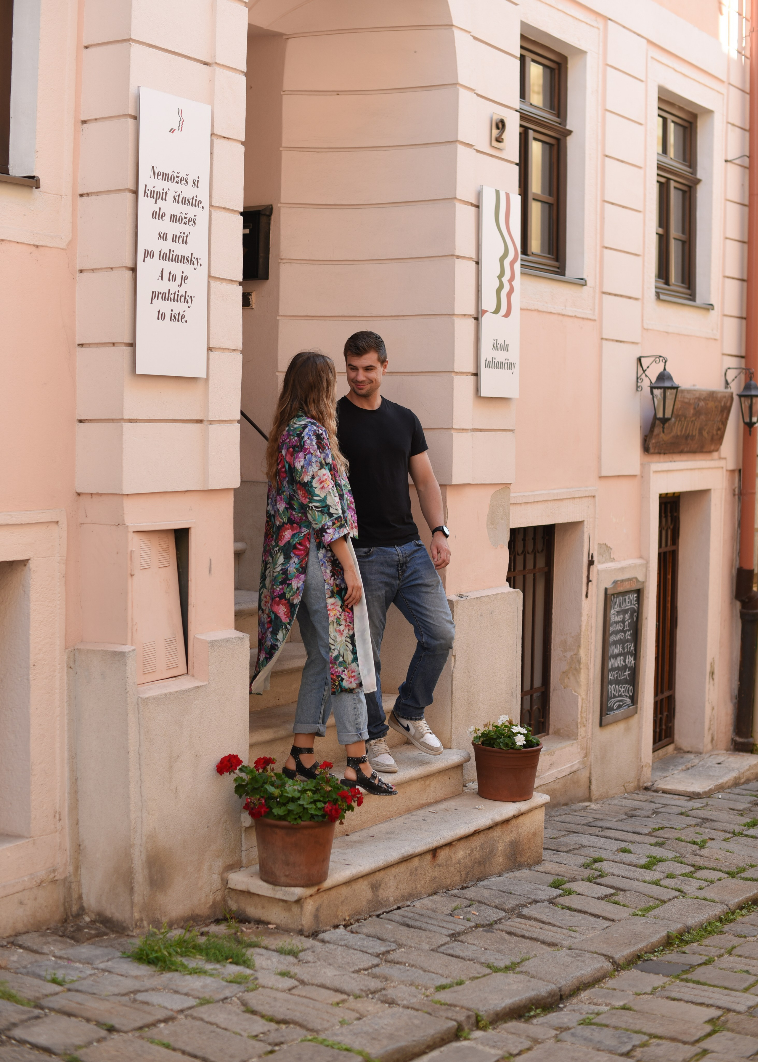 Phillip & Michaela in Bratislava. Photo Vienna and Bratislava