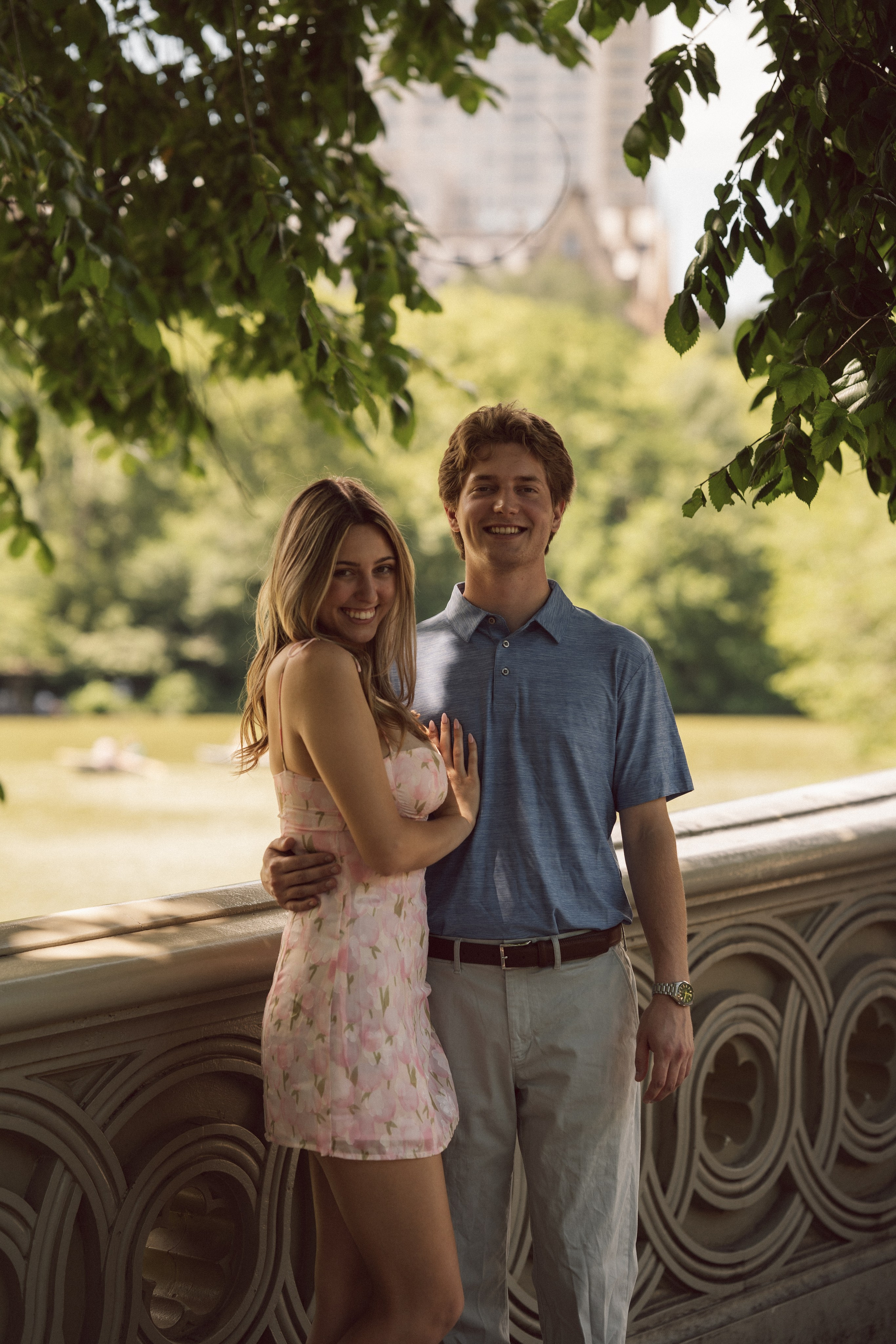 Surprise proposal Central Park. New York + destination photographer