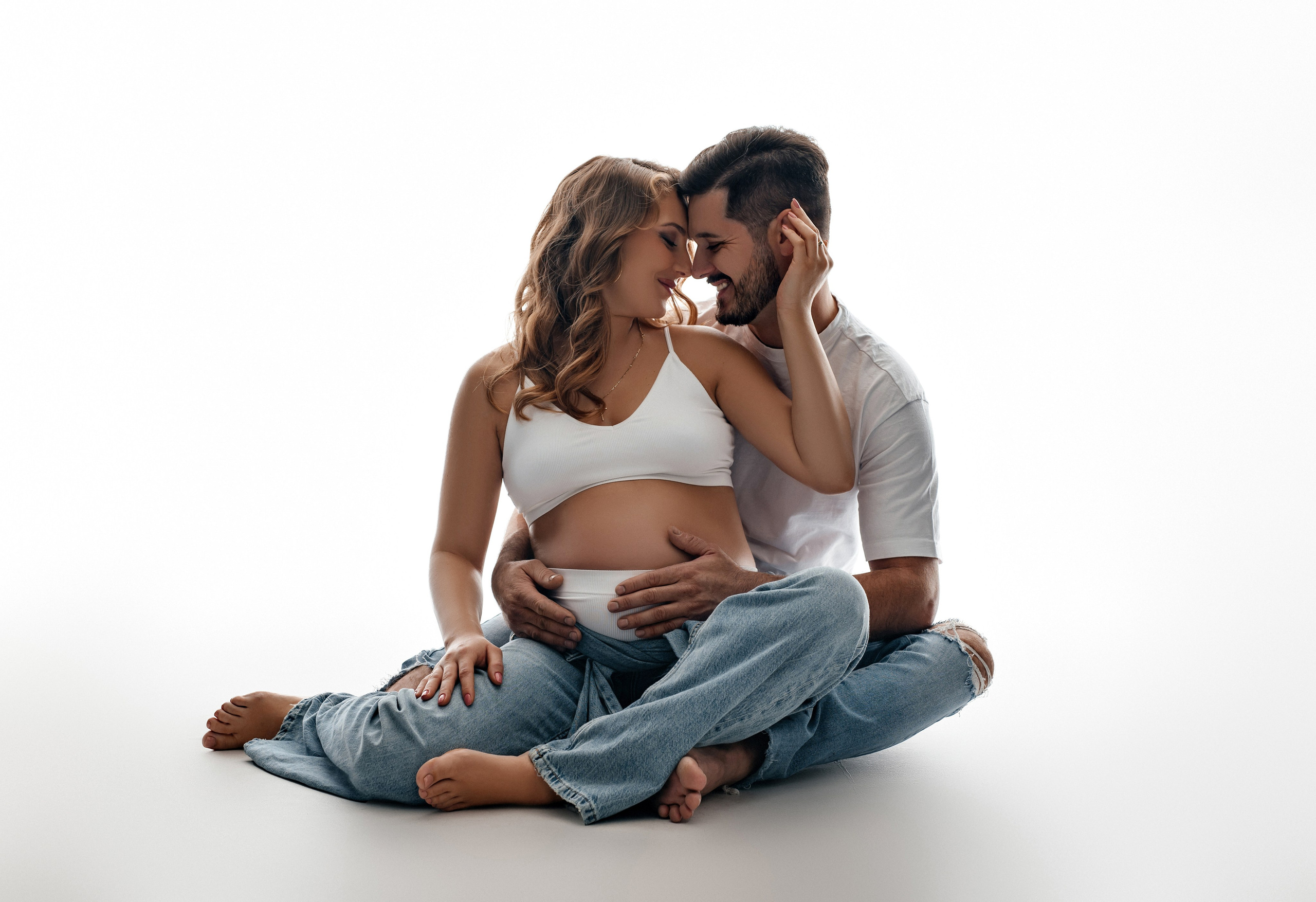 Dominika & Marcel & Markus. Krása tehotenstva v objektíve — Maria Milosovic, tehotenská fotografka