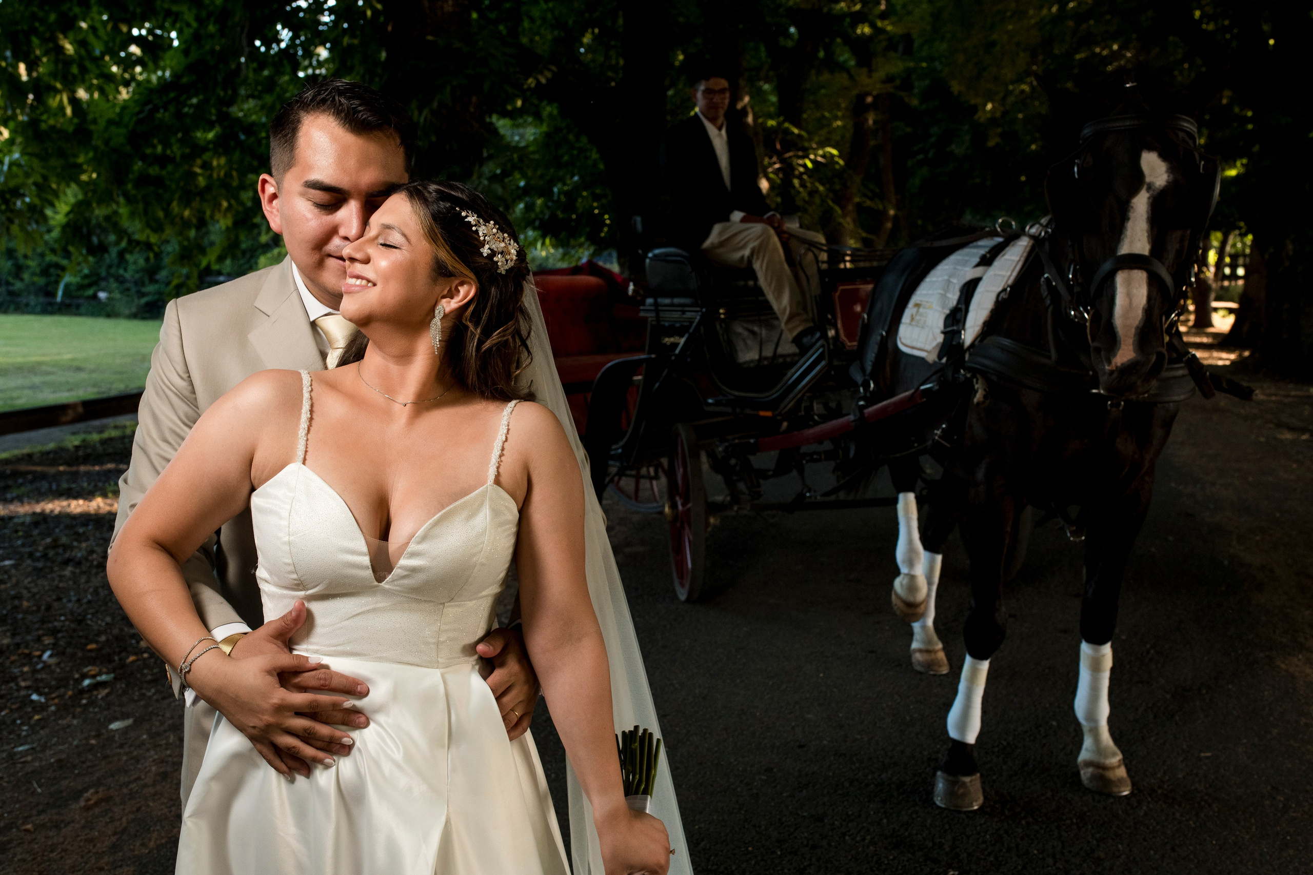 Fernanda y Matías - Haras Santa Amelia, Enero 2026. Wedding photographer AyF Fotografías
